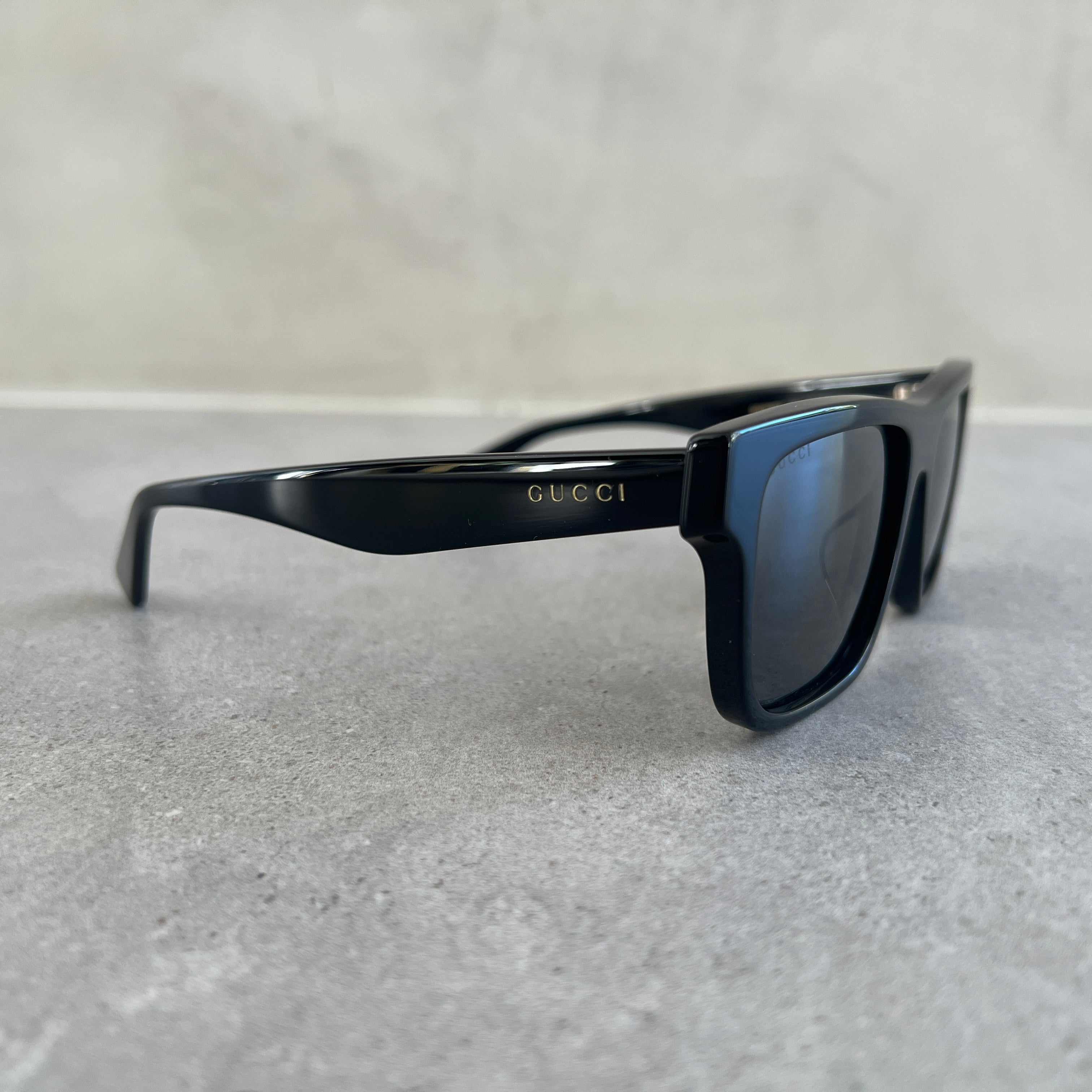 GG1618SA Acetate Sunglasses for Men & Women - Classic Black Retro Style - UV400 Protection - Lightweight & Comfortable - Perfect for Outdoor Activities, Beach, Driving & Fashion Accessories