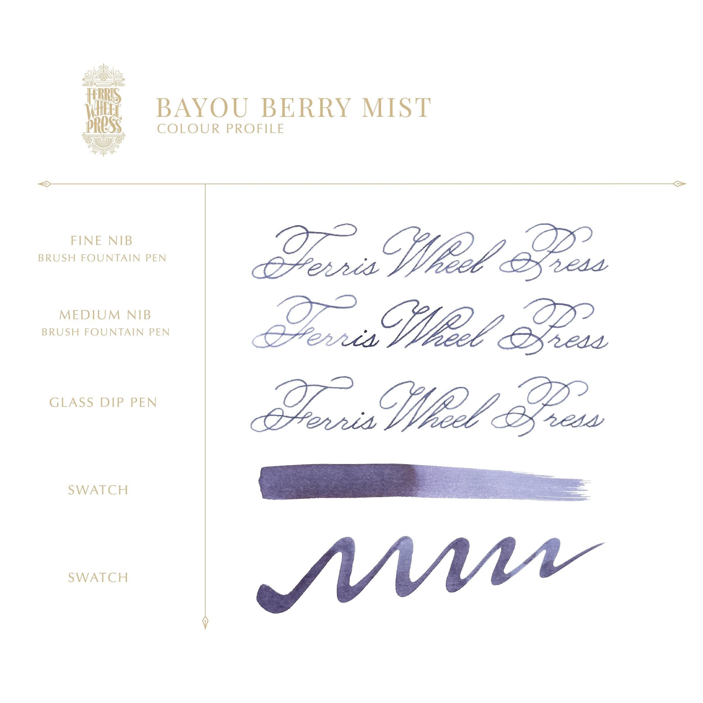 38ml Bayou Berry Mist Ink - Premium Water-Based Ink for Calligraphy, Art & DIY Projects - Perfect for Hand Lettering, Scrapbooking & Crafting