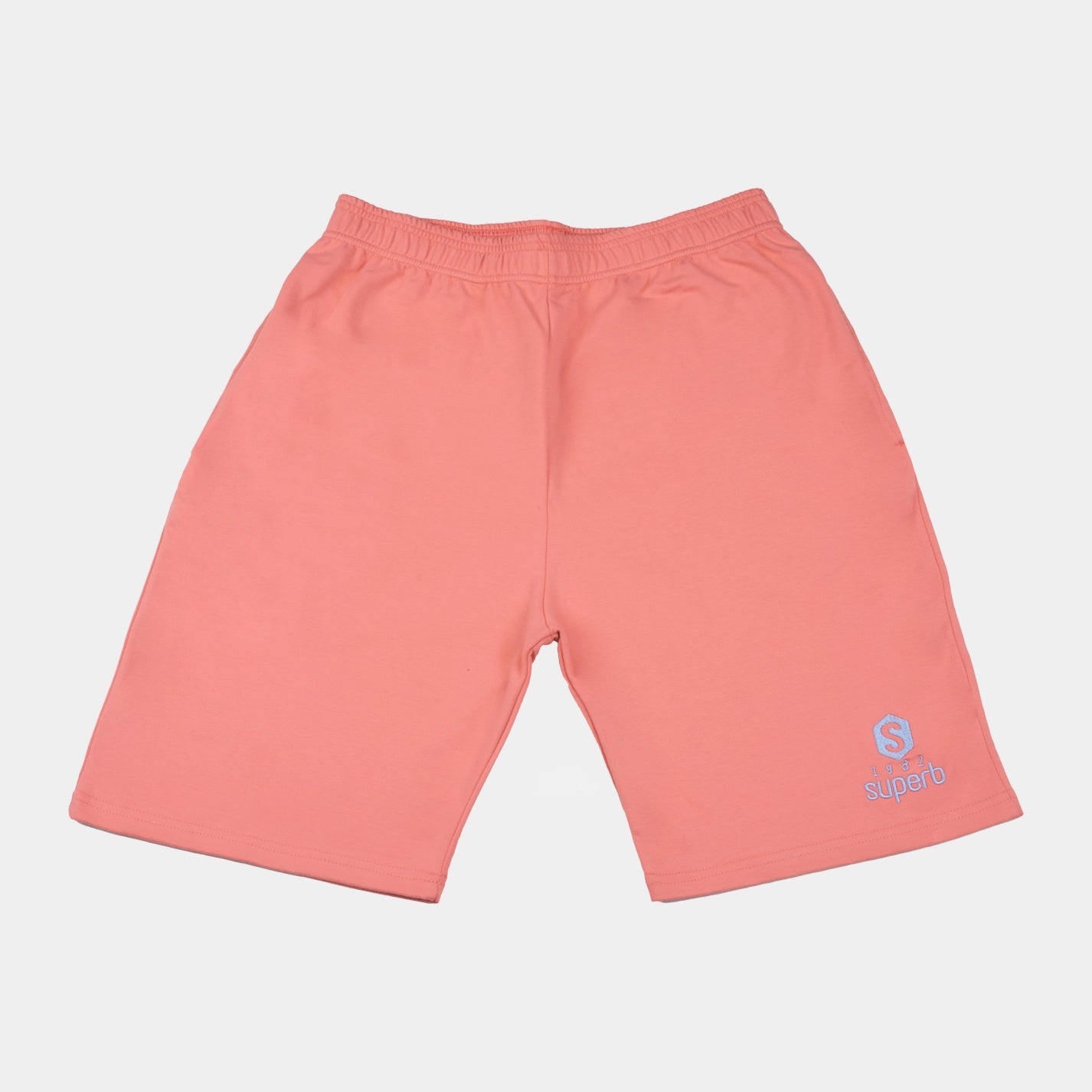 BeHappy Coral Bermuda Shorts for Women - Comfortable Summer Casual Shorts for Beach, Vacation & Outdoor Activities