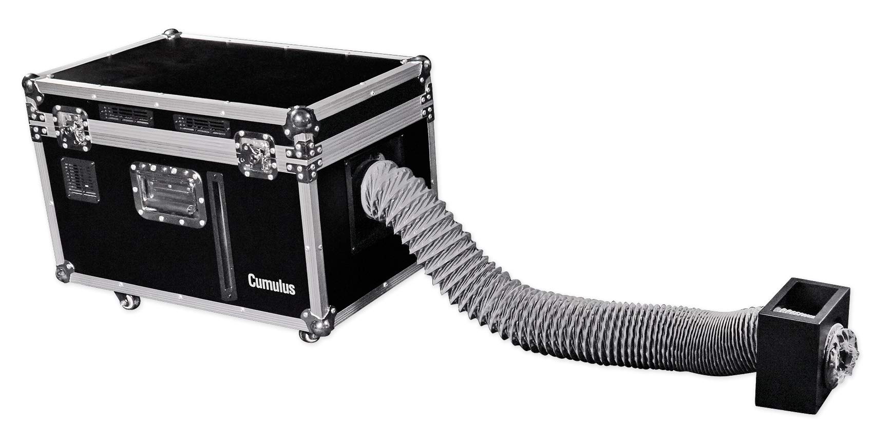 Professional DJ CUMULUS Fog Machine with DMX Control & 2 Wireless White Wash Lights - Perfect for Stage Shows, Concerts, and Nightclub Events