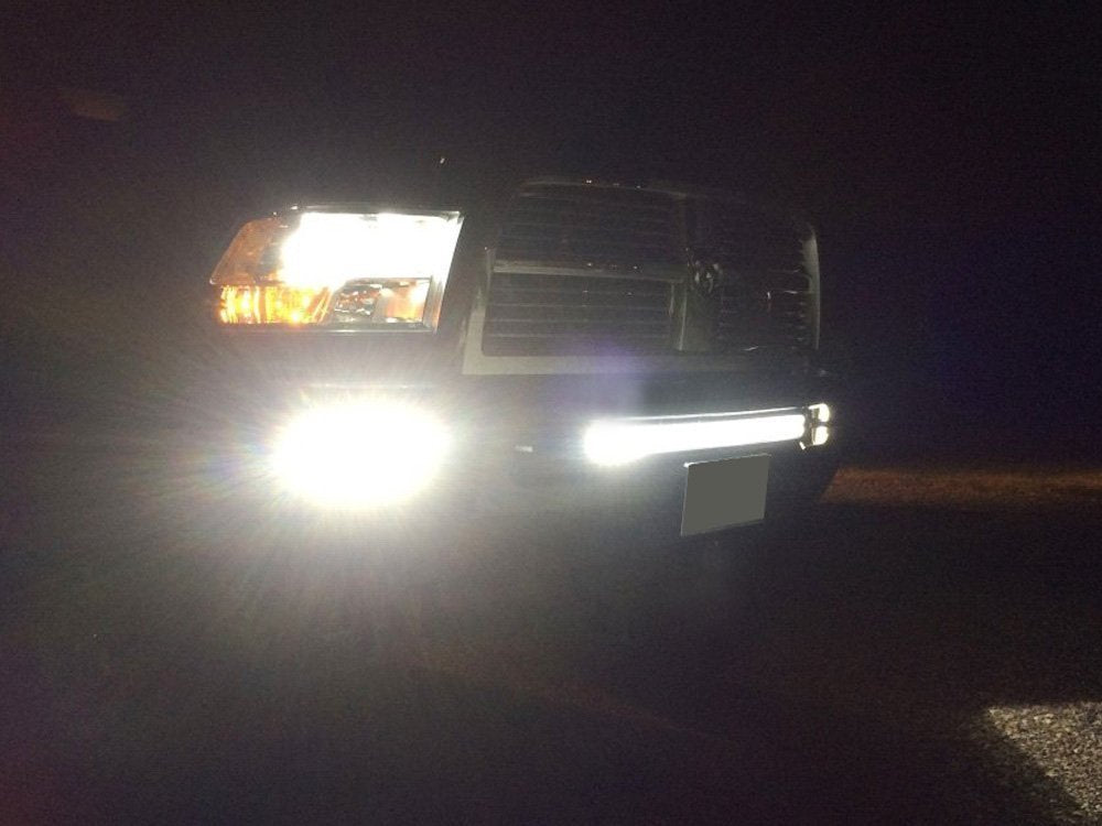 180W 30-Inch LED Light Bar with Bumper Bracket & Wiring Harness - Compatible with 2003-2018 Dodge RAM 2500/3500 - Off-Road Lighting for Trucks, ATVs & Night Driving