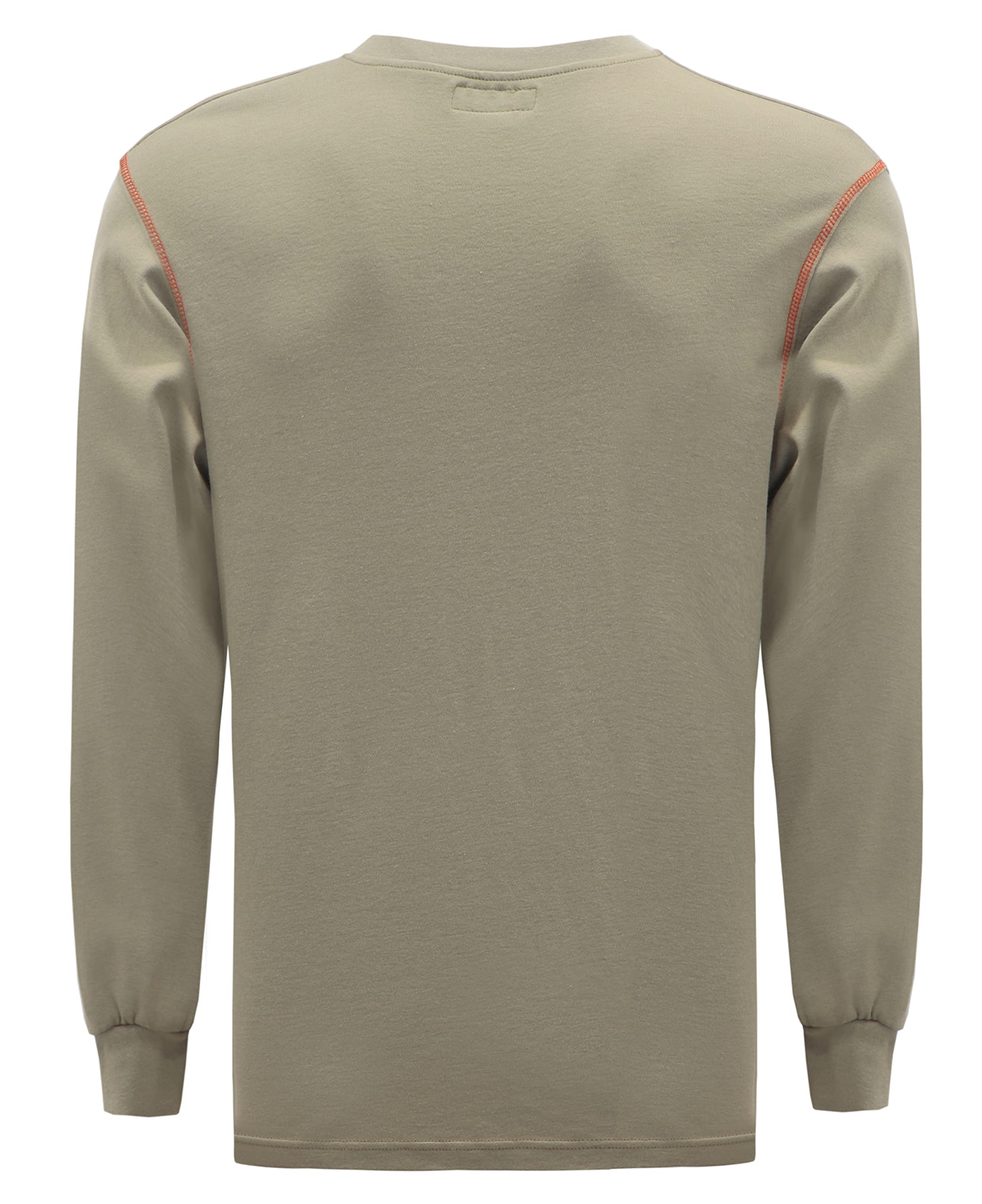 Flame Resistant T-Shirts for Men - 100% Cotton FR Shirts | Pre-Washed Fire Retardant Workwear | Ideal for Construction, Welding & Industrial Safety