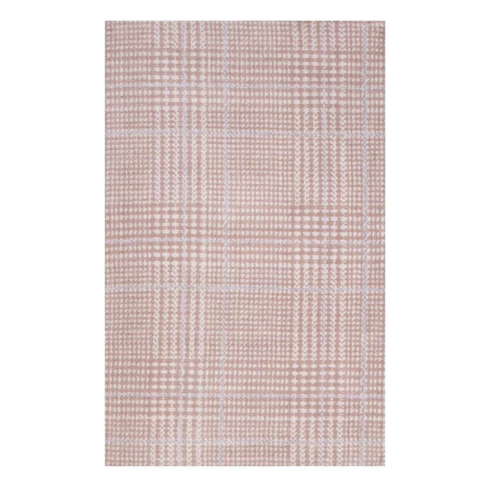 Modern Contemporary Urban Design Living Room Area Rug - Non-Slip Floor Carpet for Lounge, Hallway & Bedroom - Soft Fabric Runner with Multi Red Patterns - Perfect for Home Decor, Apartment & Office Spaces