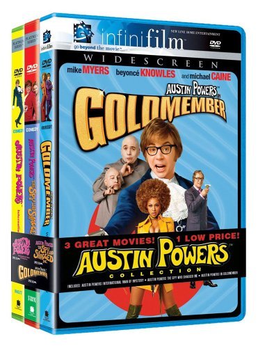 Austin Powers Trilogy: International Man of Mystery, The Spy Who Shagged Me & Goldmember - Mike Myers Comedy Movies | Perfect for Movie Nights & 90s Nostalgia Fans