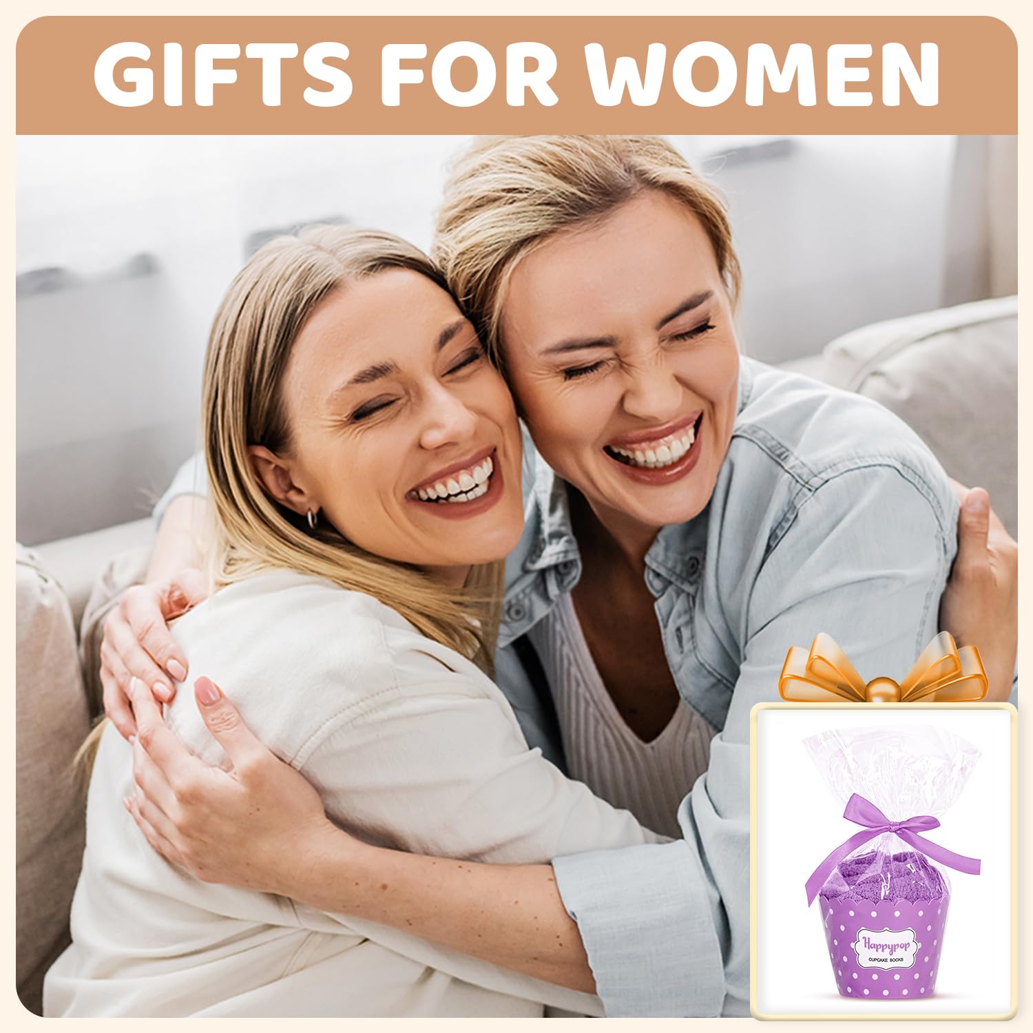 HappyPop Thoughtful Gifts for Women - Birthday, Anniversary, Mother's Day Presents for Sister, Daughter, Aunt & Mother-in-Law | Perfect for Special Occasions & Surprise Gift Giving