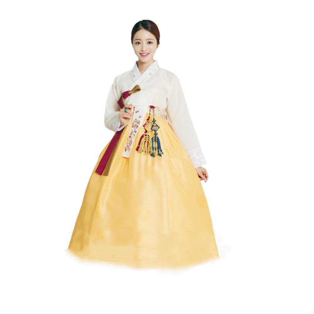 Korean Hanbok Dress - Traditional & Modern High Waist Hanbok for Wedding Brides | Elegant Korean Cultural Attire for Ceremonies, Festivals & Special Occasions