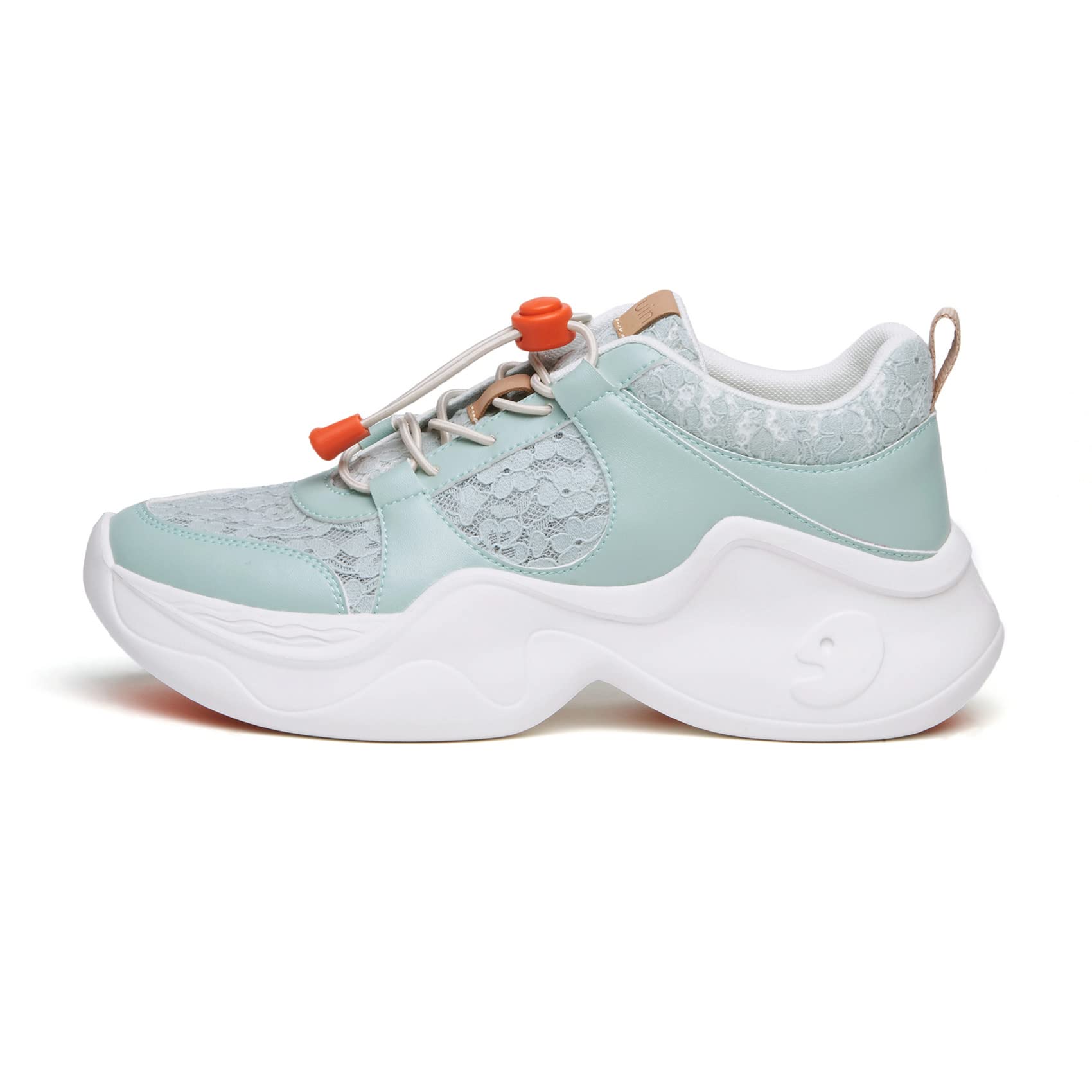UIN Women's Chunky Fashion Sneakers - Comfortable Walking Shoes for Women, Casual Art Painted Sneakers, Travel Dad Shoes Palma (Size 5) | Perfect for Daily Wear, Travel, and Street Style Fashion