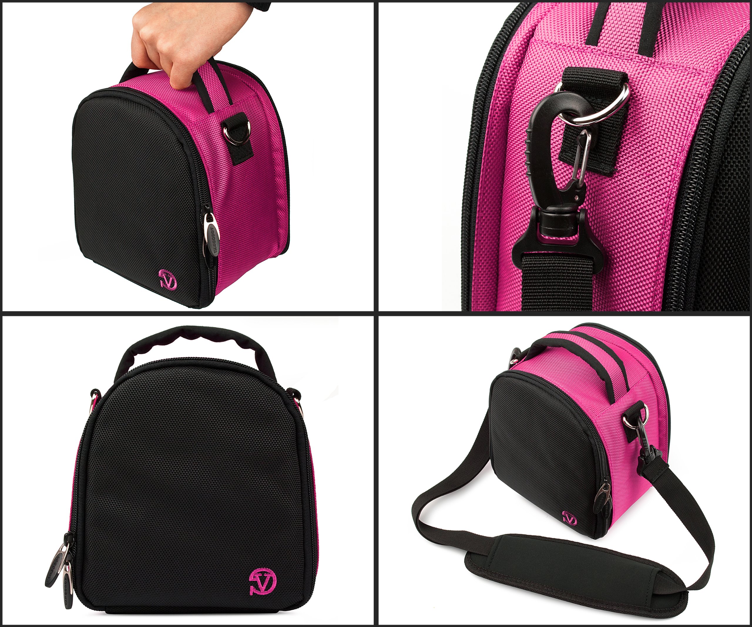 Laurel DSLR Camera Travel Bag Case for Canon EOS 600D (Rebel T3i), 60D, 650D (Rebel T4i), 6D - Includes Screen Protector & Mini Tripod - Perfect for Travel, Hiking & Photography Adventures