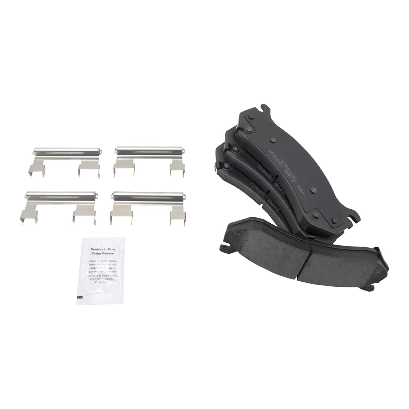 High-Performance Front Ceramic Brake Pads with Drilled & Slotted Zinc Coated Rotors & Calipers Kit - Perfect for Racing, Off-Roading & Daily Driving
