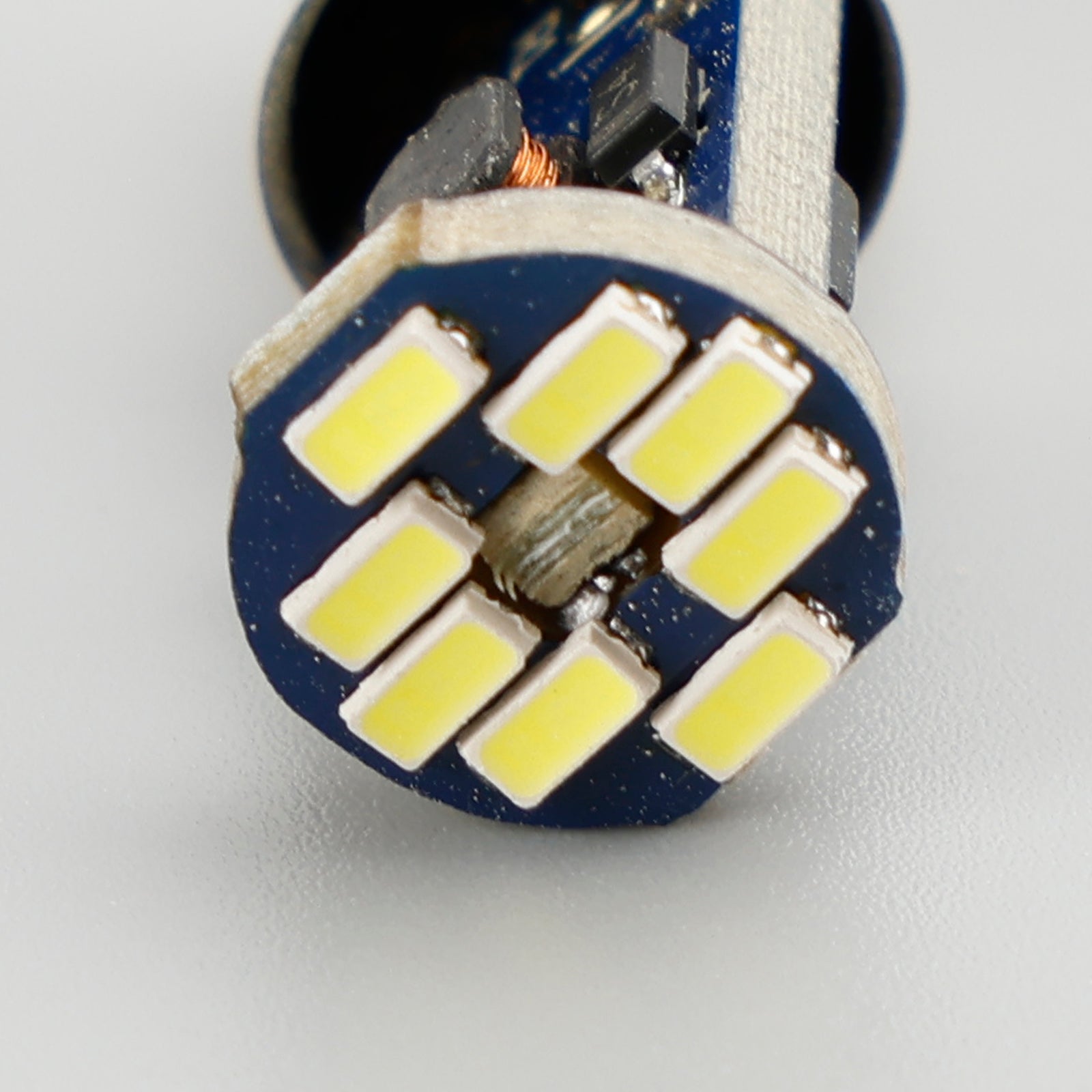 10X HELLA LED Retrofit Bulbs 3893W T4W 12V 1.5W BA9S Base 6000K Cool White - Perfect for Car Interior Lights, Dashboard Illumination, and Marine Applications
