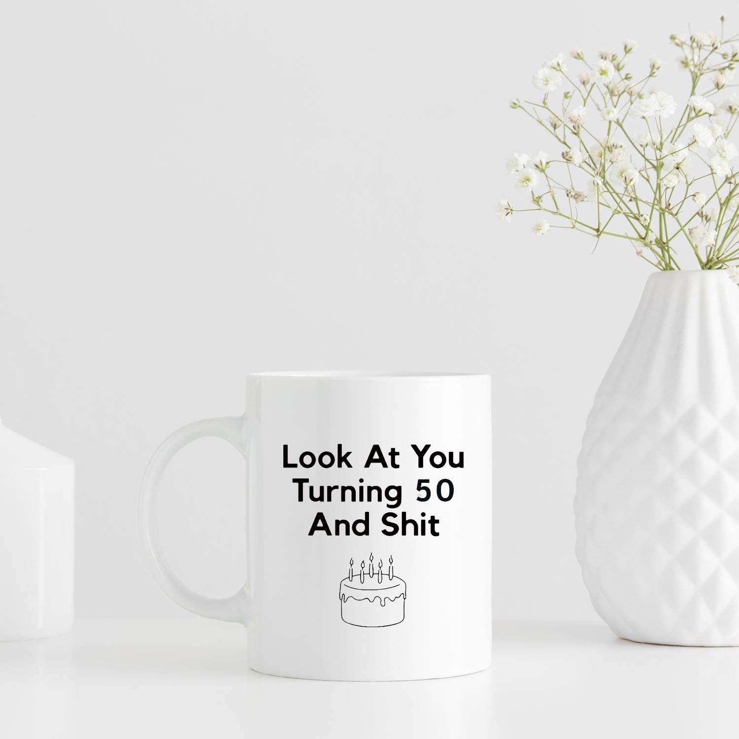 50th Birthday Gifts for Men 1969 - Funny 50 Years Old Coffee Mug for Dad, Husband, Friend - 11oz Ceramic Cup - Perfect Gift for Birthday, Retirement & Office Use