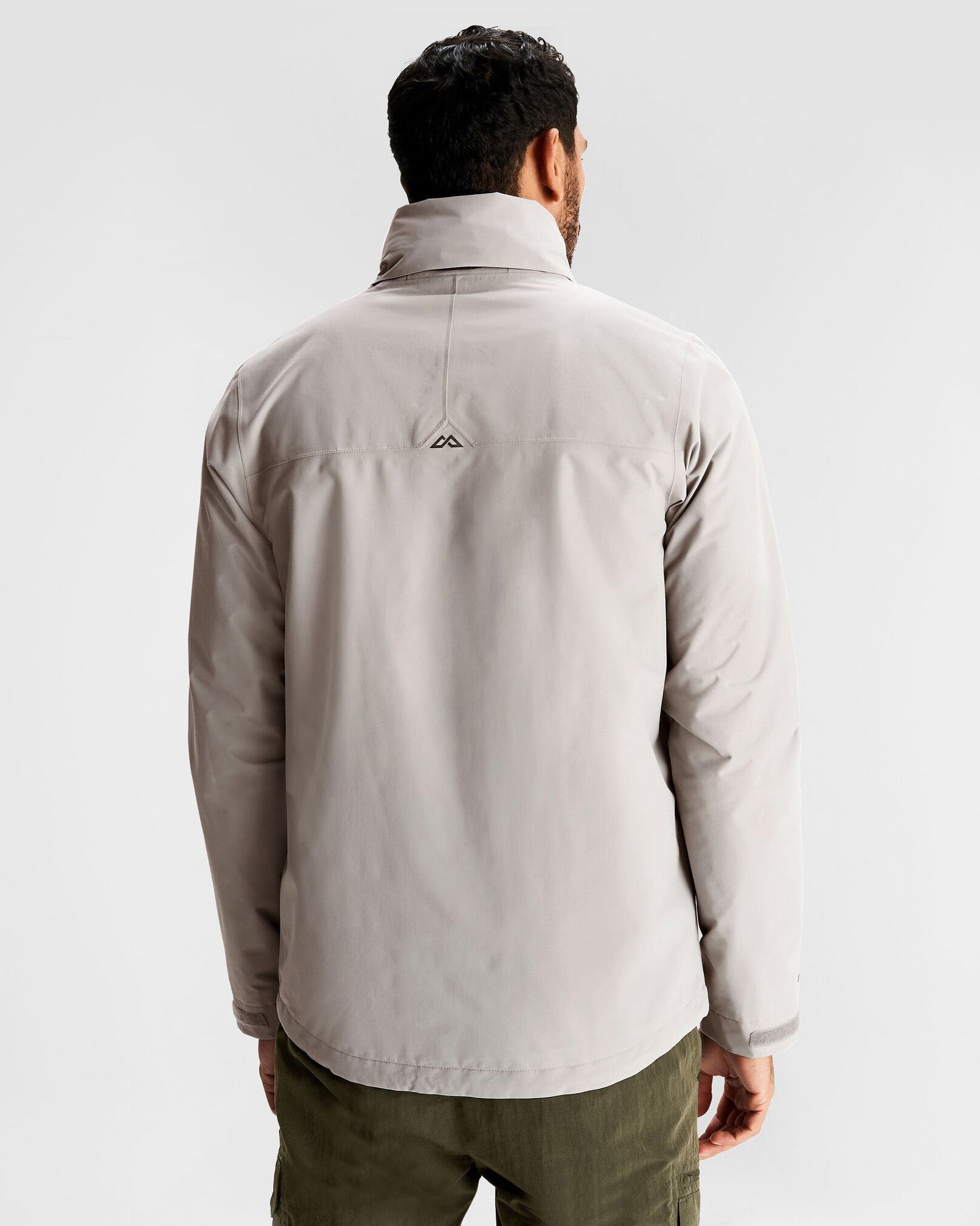 Men's Andulo 2-Layer Waterproof Rain Jacket - Steel Grey - Lightweight Windproof Outdoor Coat for Hiking, Camping & Commuting