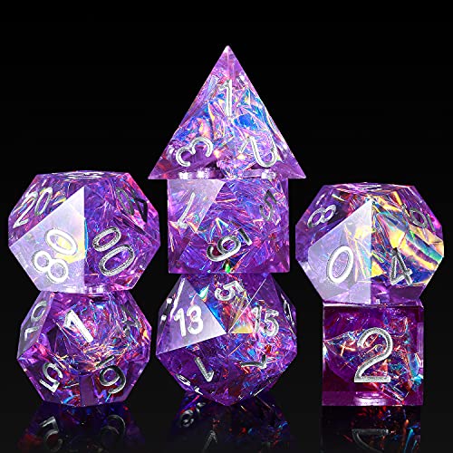 Purple With Silver Num