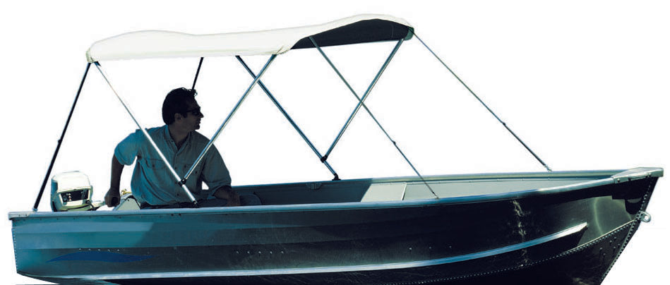 Attwood 2 Bow Bimini Top - Premium Boat Canopy for Sun Protection | Perfect for Boating, Fishing & Water Sports