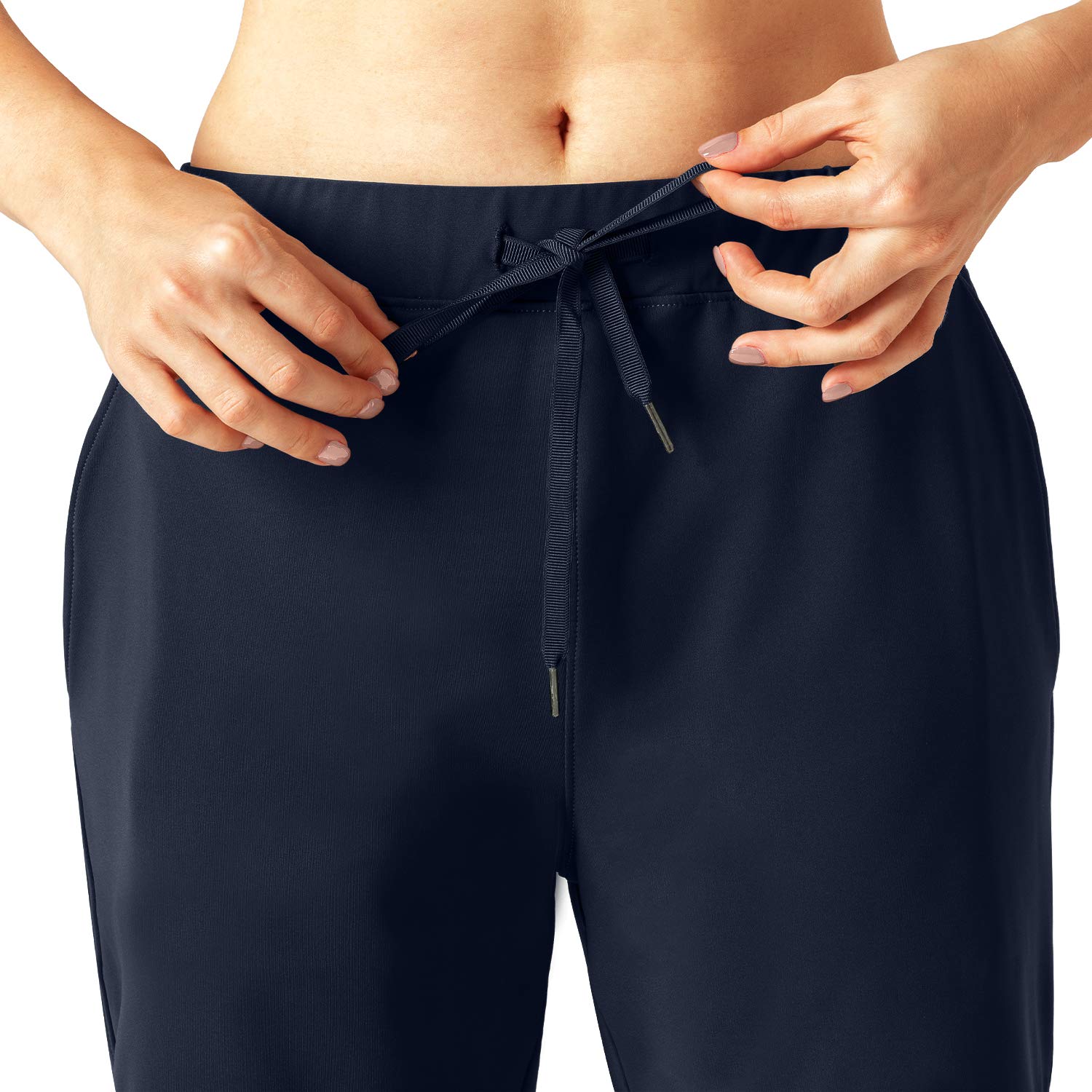 Uhnice Women's High Waist Running Shorts with Pockets - Breathable Yoga & Walking Shorts for Workout, Lounge & Travel