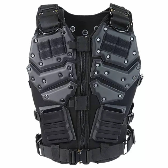 TF3 Tactical Vest Body Armor - Military Grade Adjustable Plate Carrier for Airsoft, Paintball & Outdoor Training | Lightweight & Durable Combat Gear for Men