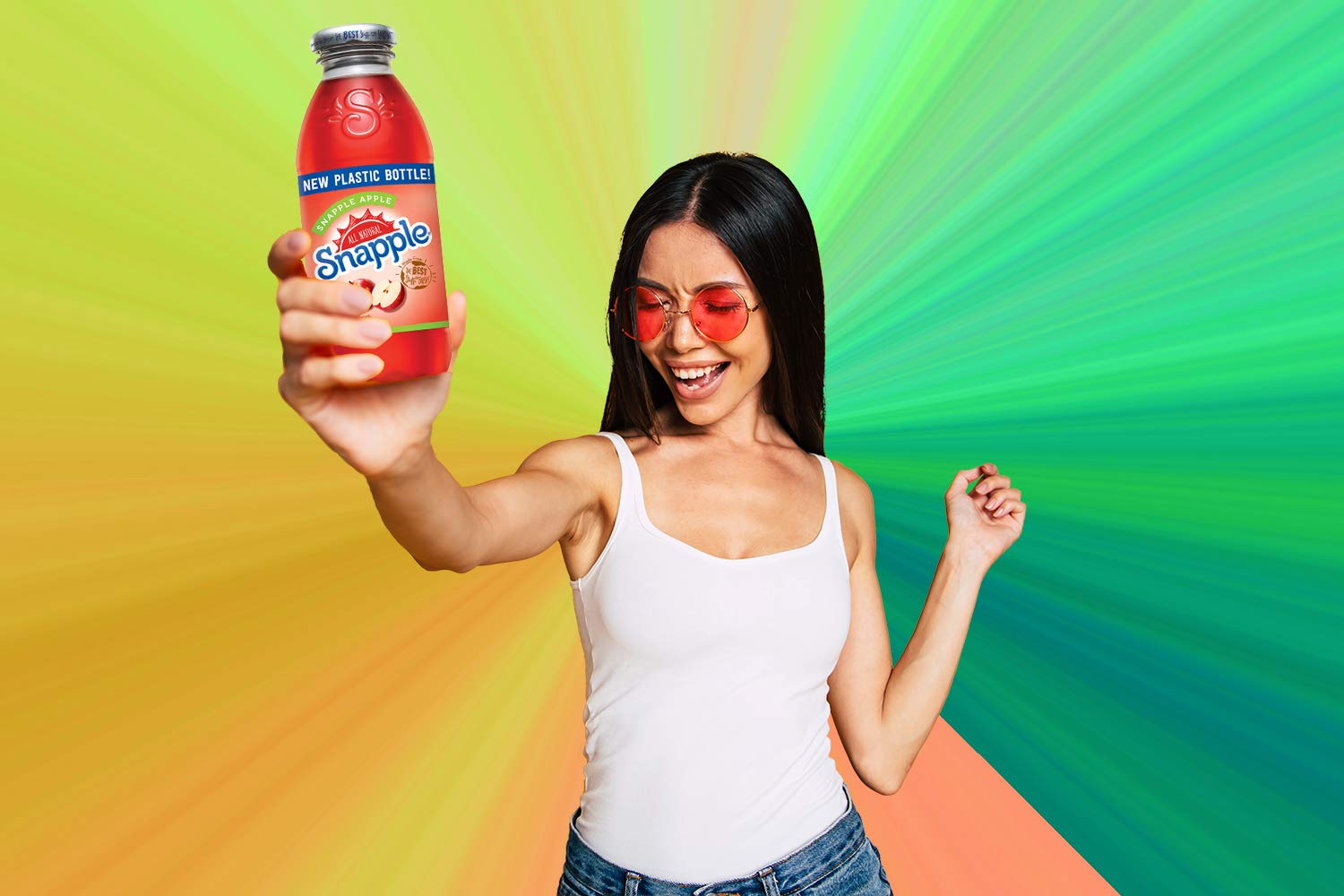 Snapple Apple Juice - 16 fl oz (12 Pack Plastic Bottles) - Refreshing Beverage for Lunch, Picnics & Parties
