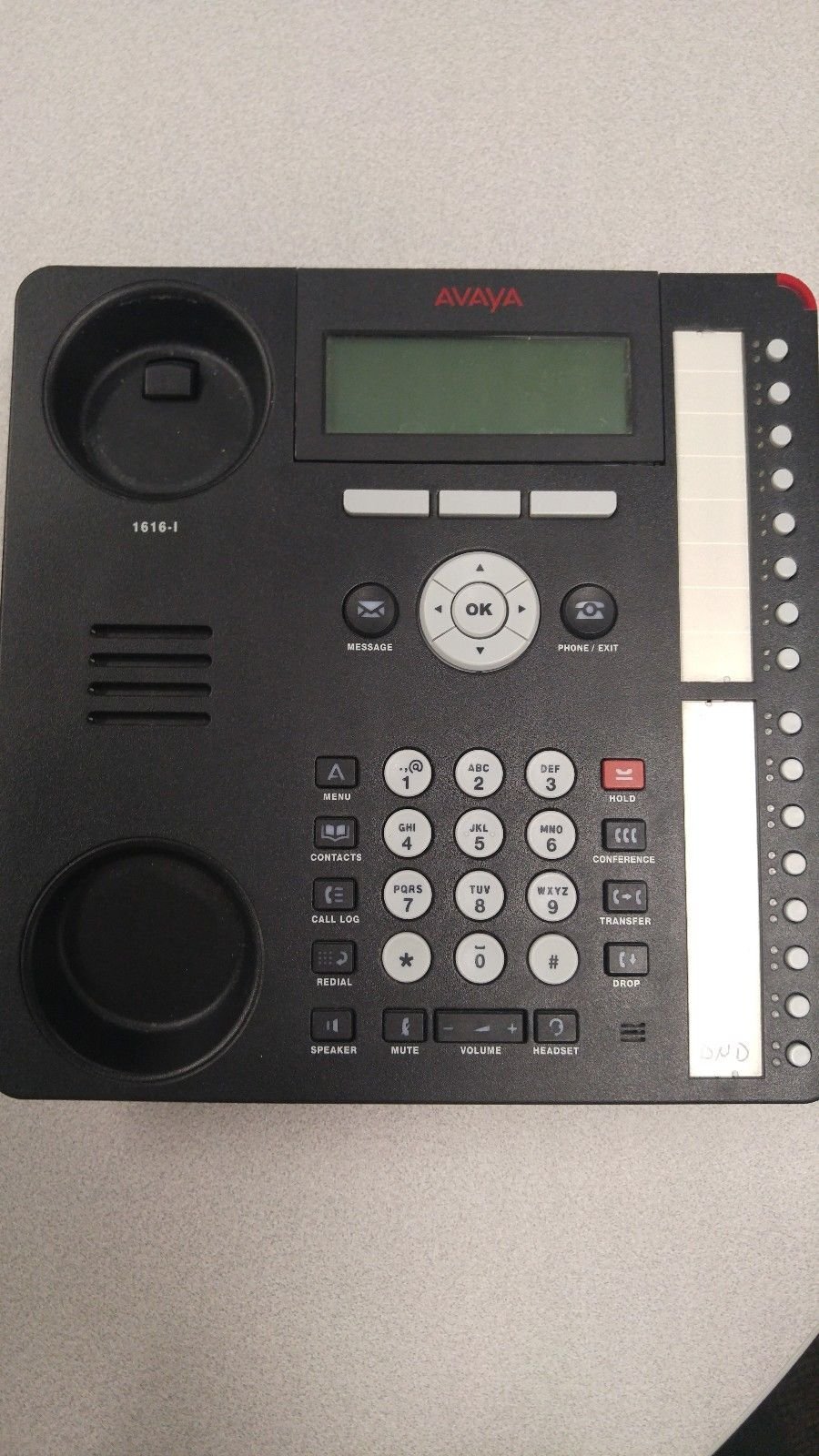 Avaya one-X Deskphone Value Edition 1616-I VoIP Business Phone with HD Voice | Model 700458540 | Ideal for Office & Call Center Communications