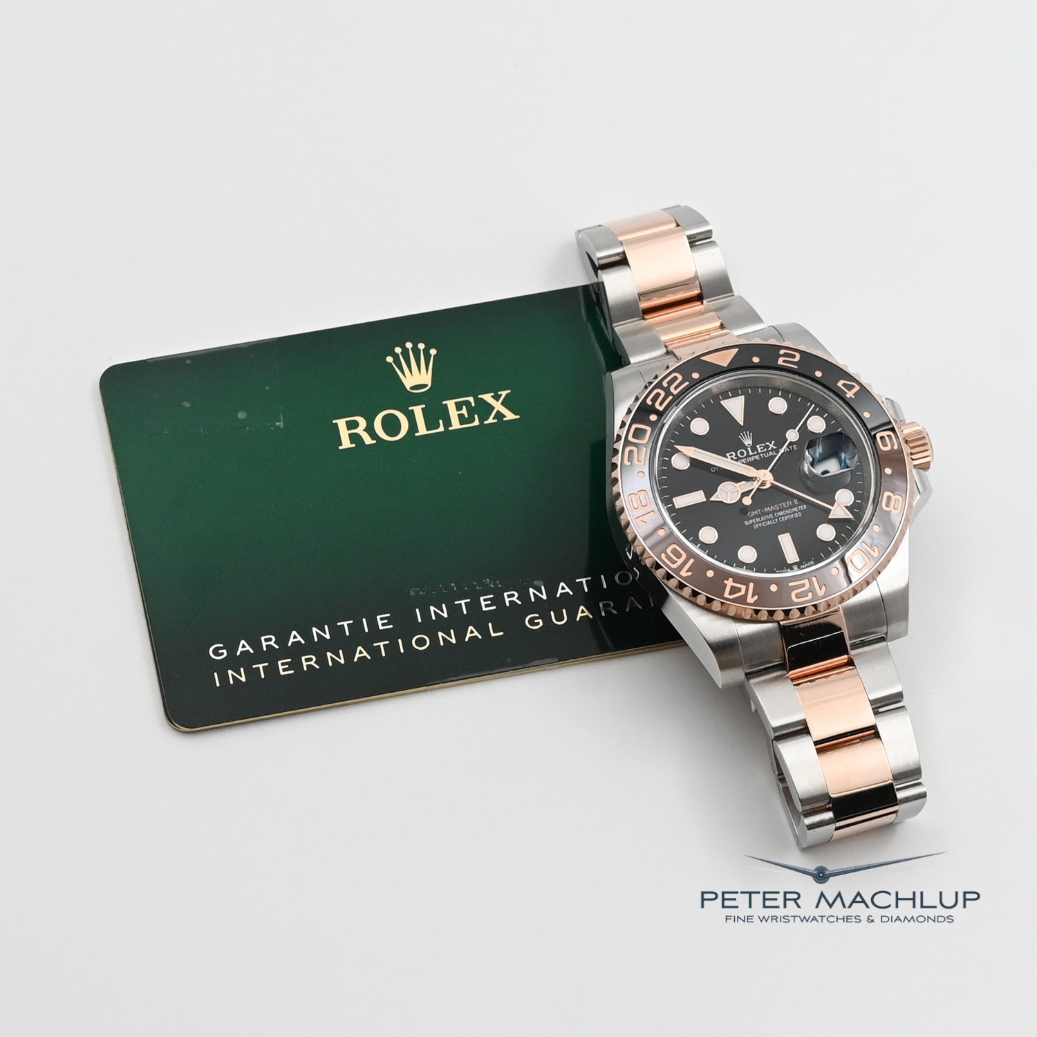 2024 Rolex GMT-Master II Root Beer Watch - Luxury Stainless Steel & Gold Men's Timepiece for Travel & Business