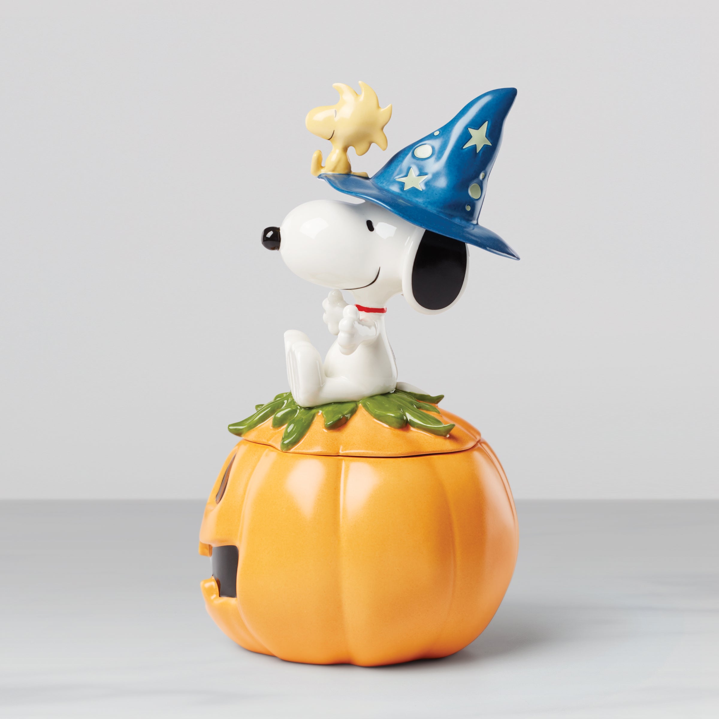 Halloween Pumpkin Candy Dish - Ceramic Candy Bowl for Halloween Party Decorations, Thanksgiving & Fall Home Decor