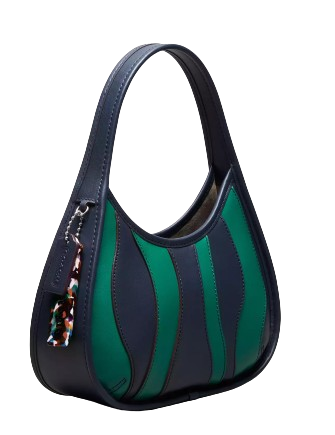 Coach Ergo Bag in Wavy Stripe Upcrafted Leather - Stylish Crossbody Purse for Women | Perfect for Work, Travel & Everyday Use