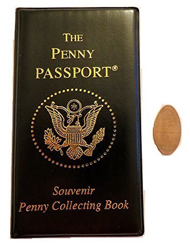 Penny Passport Collectible Book for Souvenir Pressed Pennies - Perfect for Travel Memories & Coin Collecting