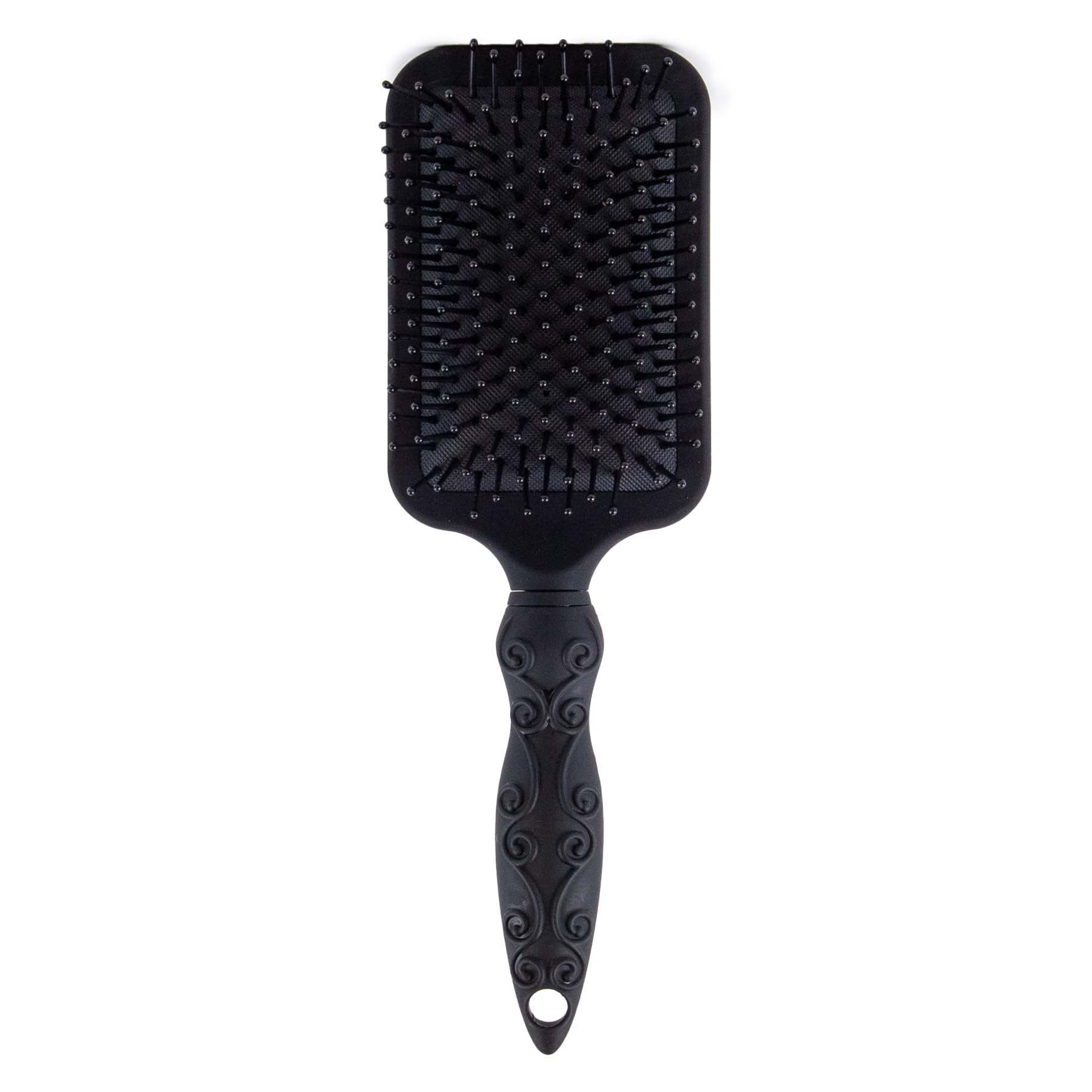 Amazon Basics Paddle Brush for Hair - Gentle Detangling Hairbrush with Wide Teeth for Smoothing & Styling - Perfect for Wet/Dry Hair, Thick Hair & Everyday Use