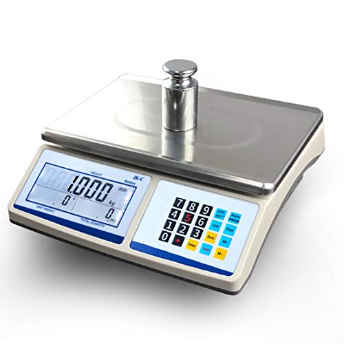 CGOLDENWALL High Precision Digital Counting Scale - 15kg Capacity, 0.5g Accuracy for Parts, Coins & Small Items | Upper/Lower Limit Alarm | Perfect for Jewelry Making, Pharmacy, Lab & Industrial Use