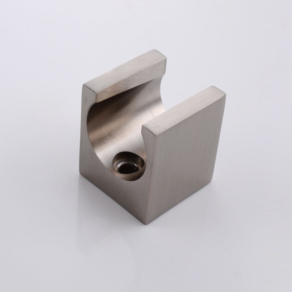 Brass Handheld Shower Head Holder - Wall Mount Shower Sprayer Wand Bracket for RV, Bidet & Bathroom - Durable Brushed Nickel Finish - Perfect for Small Bathrooms, Mobile Homes & Water Conservation