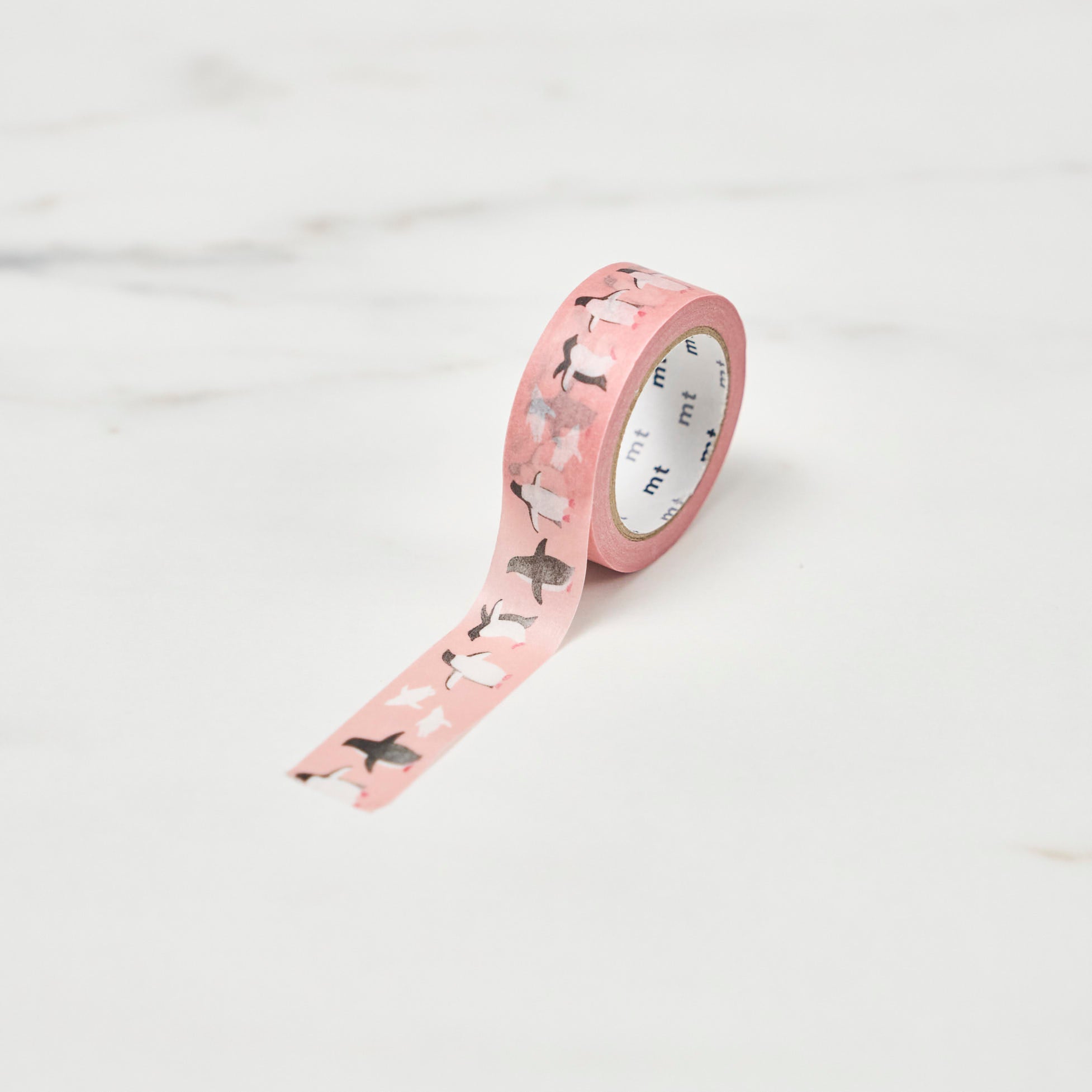 mt x Maruichikyu Adelie Animal Series Masking Tape - Cute Japanese Washi Tape for Scrapbooking, Journaling & DIY Crafts - Perfect for Gift Wrapping, Bullet Journals & Home Decor
