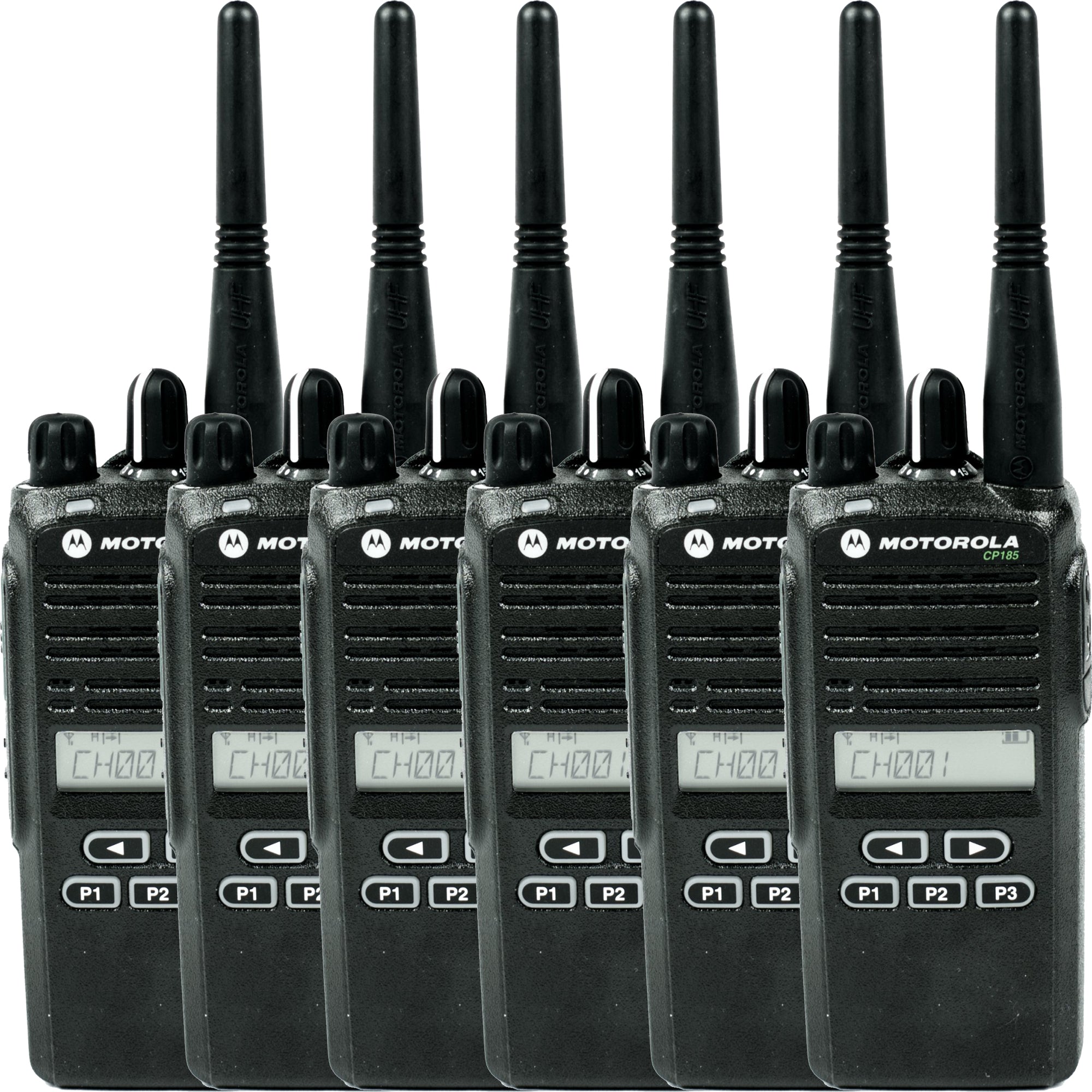 Motorola CP185 Two-Way Radio - Long Range Walkie Talkie for Outdoor Adventures, Construction & Emergency Communication