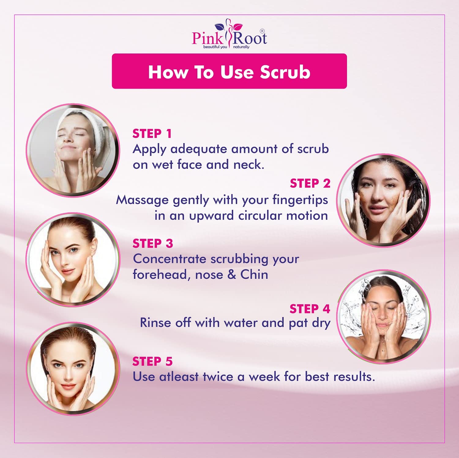 Pink Root Aloe Vera Gel Scrub & Chocolate Scrub - 500gm Each | Natural Exfoliating Face & Body Scrub for Glowing Skin | Perfect for Spa Day & At-Home Skincare Routine