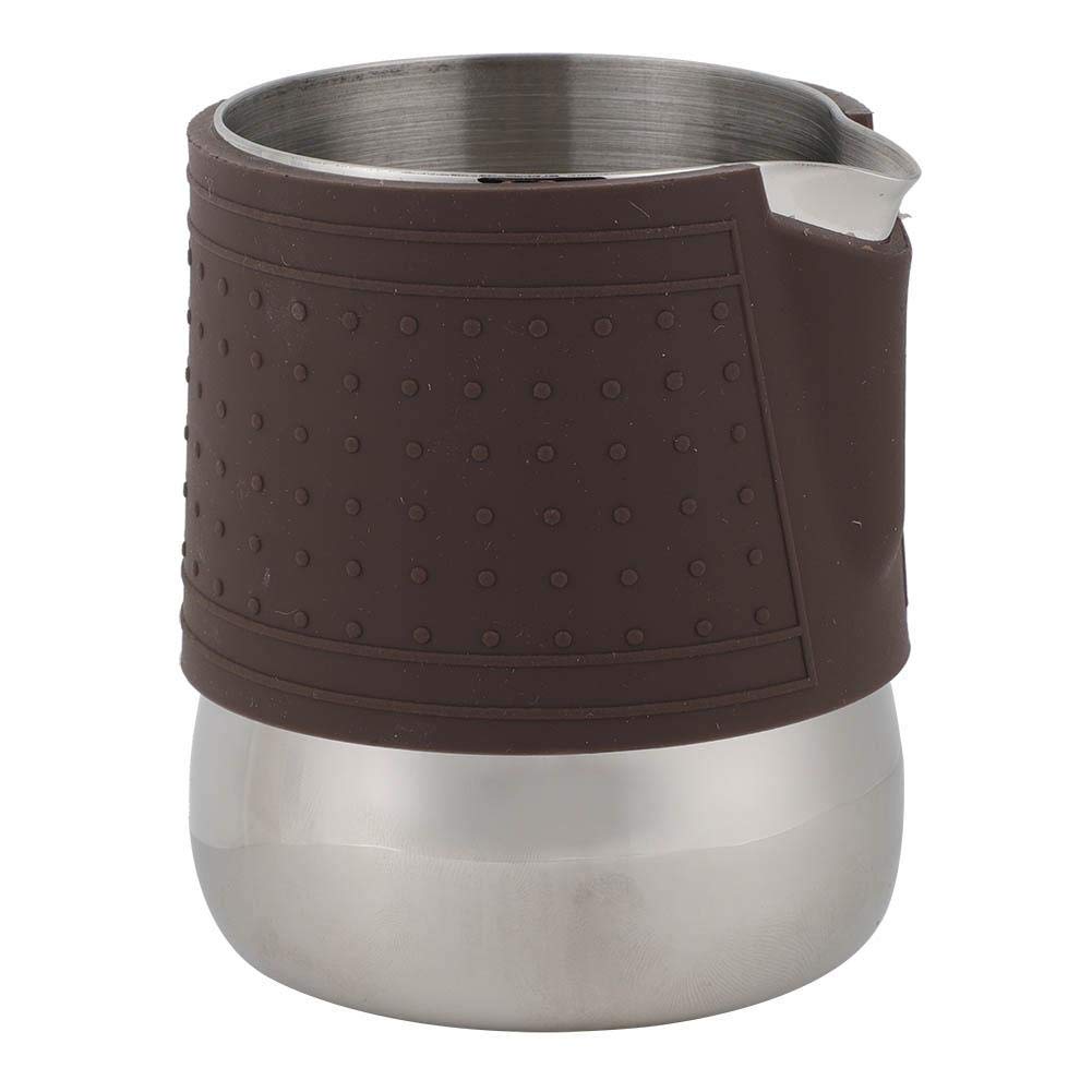 Stainless Steel Coffee Kettle & Milk Frother Pitcher - Heat Resistant Latte Art Jug for Espresso, Cappuccino & Hot Chocolate - Perfect for Home, Office, Kitchen, Cafe & Restaurant Use