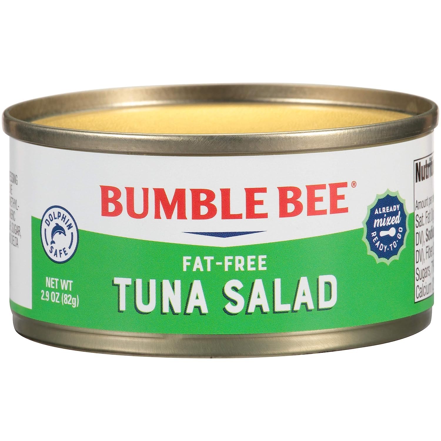 Fat-Free Tuna Salad Kit with Crackers - Wild Caught Bumble Bee Tuna, Ready to Eat Protein Snack (3.5 oz) | Shelf-Stable, Includes Spoon - Perfect for Office Lunch, Hiking & On-the-Go Meals