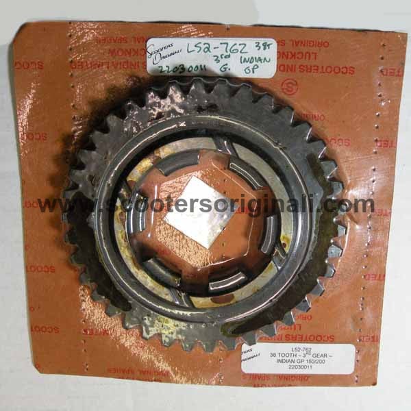 Lambretta GP150/200 3rd Gear Replacement Part - High Performance Scooter Transmission Gear for Smooth Riding | Perfect for Urban Commuting & Scooter Enthusiasts