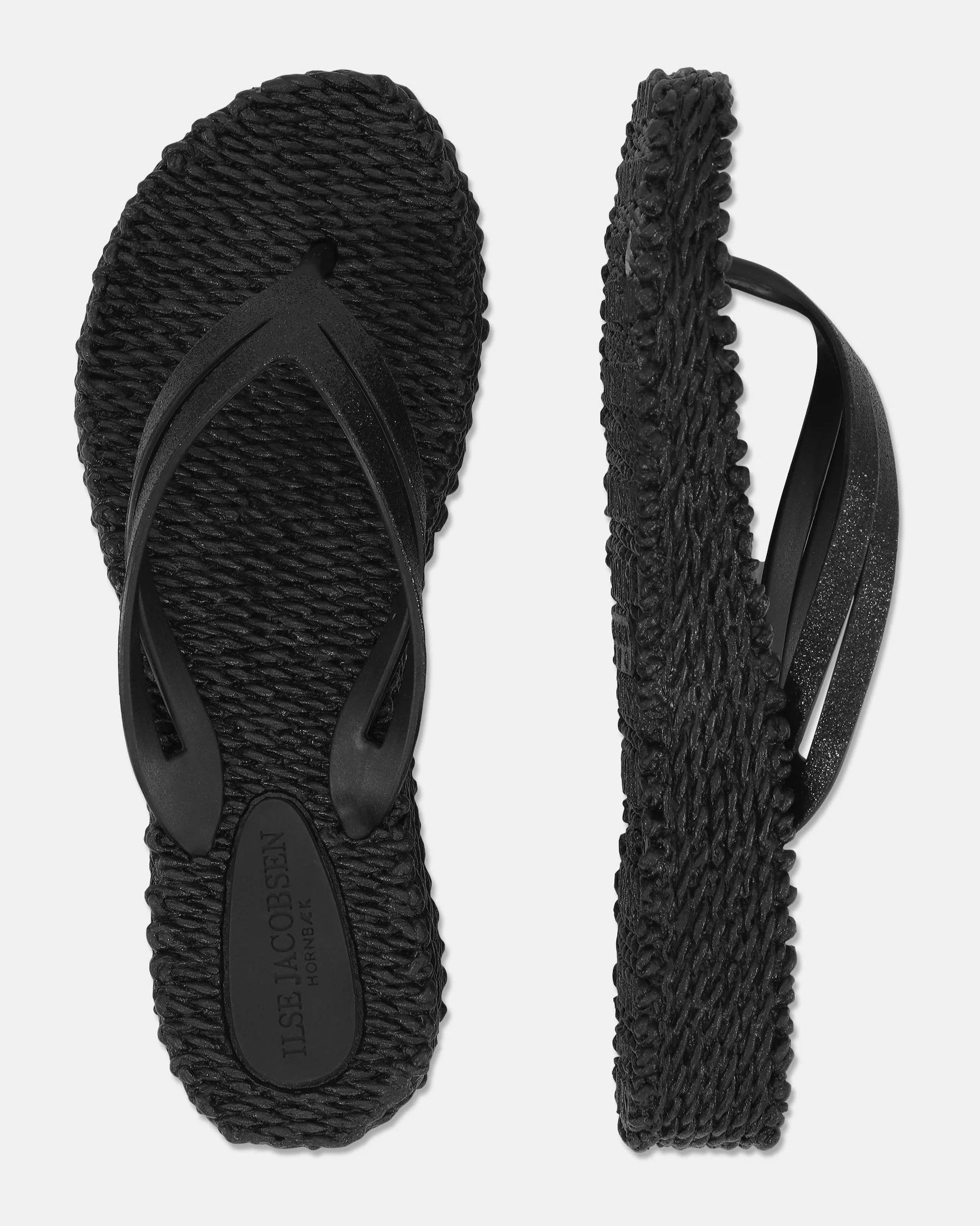 Ilse Jacobsen Women's Cheerful Glitter Flip Flops - Comfortable Beach Sandals for Summer, Pool Party & Vacation