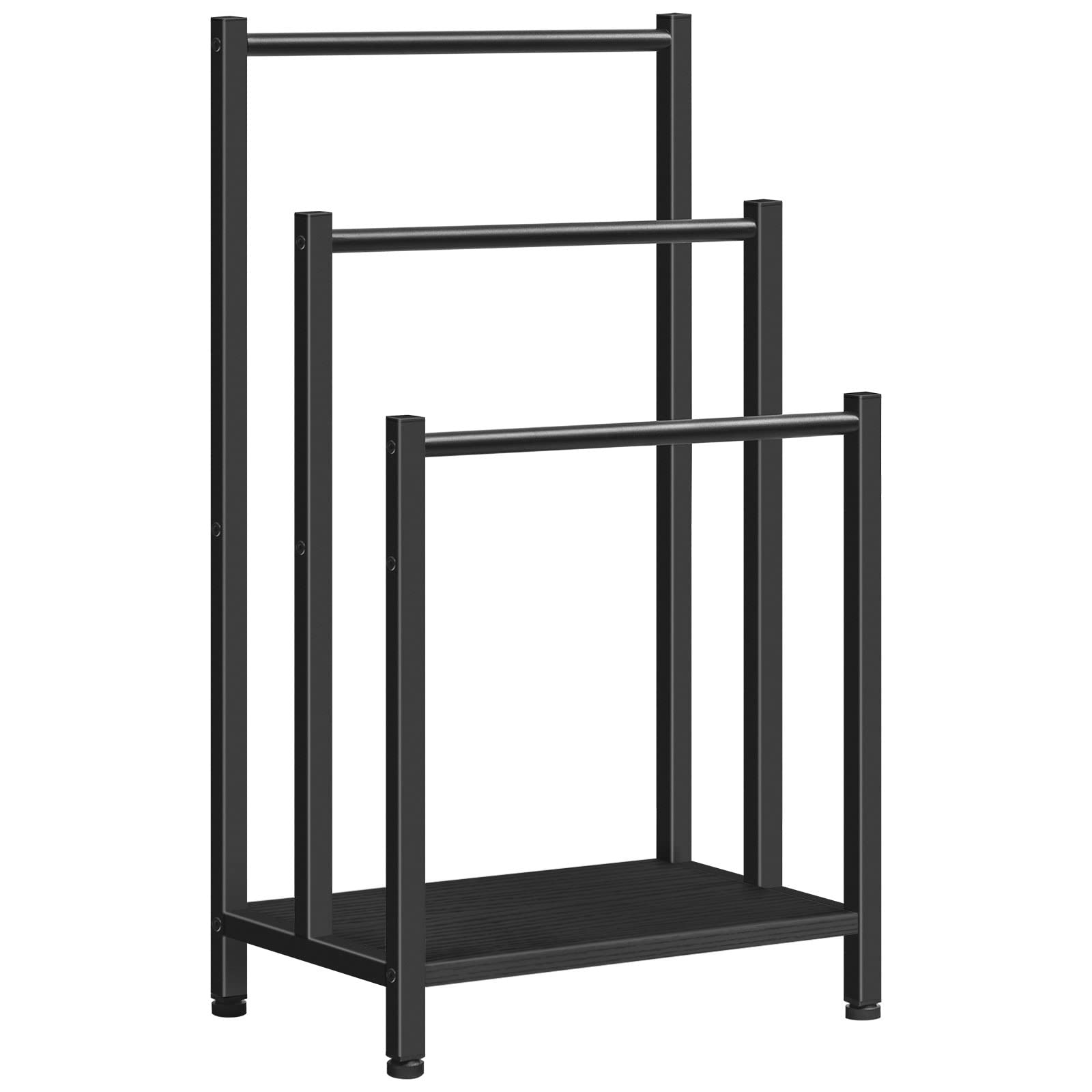 HOOBRO 3-Tier Free Standing Towel Rack & Blanket Holder - 16.9