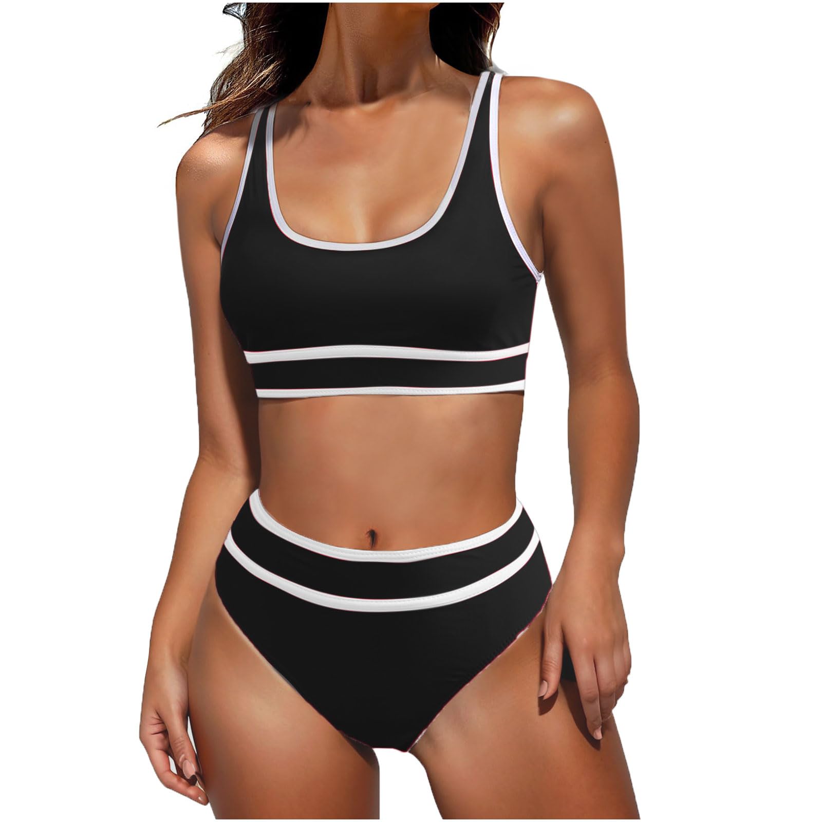 2024 High Waisted Bikini Sets for Women - Beach & Pool Swimwear