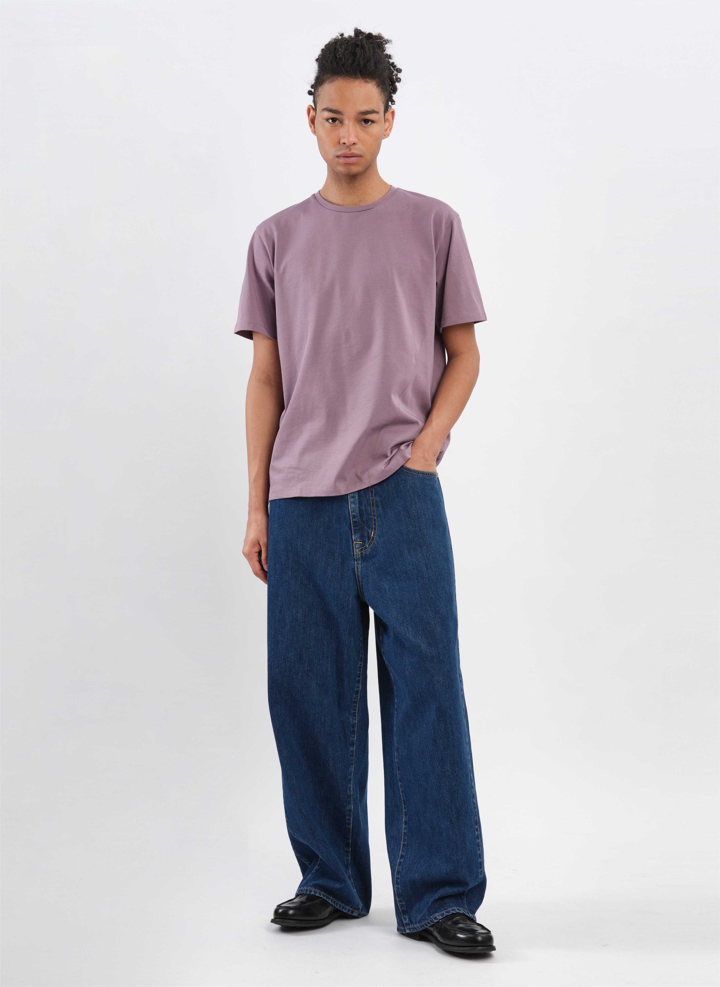 Premium Mercerized Cotton T-Shirt (T01) - Soft Breathable Tee for Men & Women - Perfect for Casual Wear, Layering & Everyday Comfort