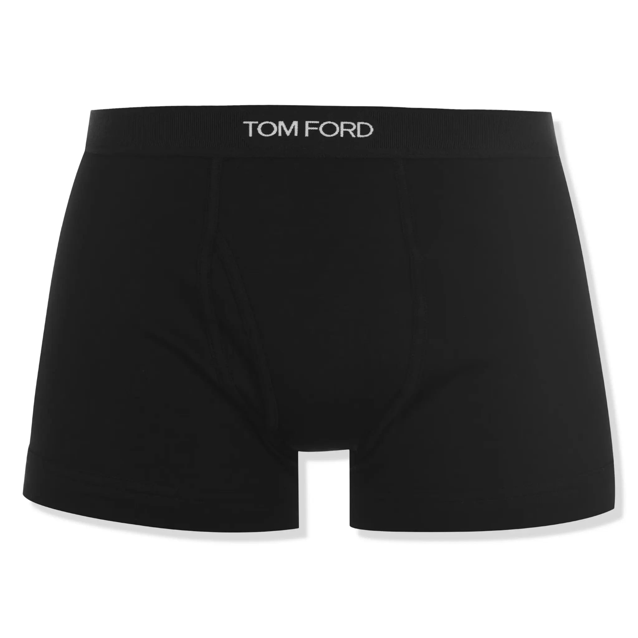 Tom Ford Men's Black Logo Boxer Briefs - Soft Cotton Underwear for Comfort & Style - Perfect for Everyday Wear, Gym & Travel