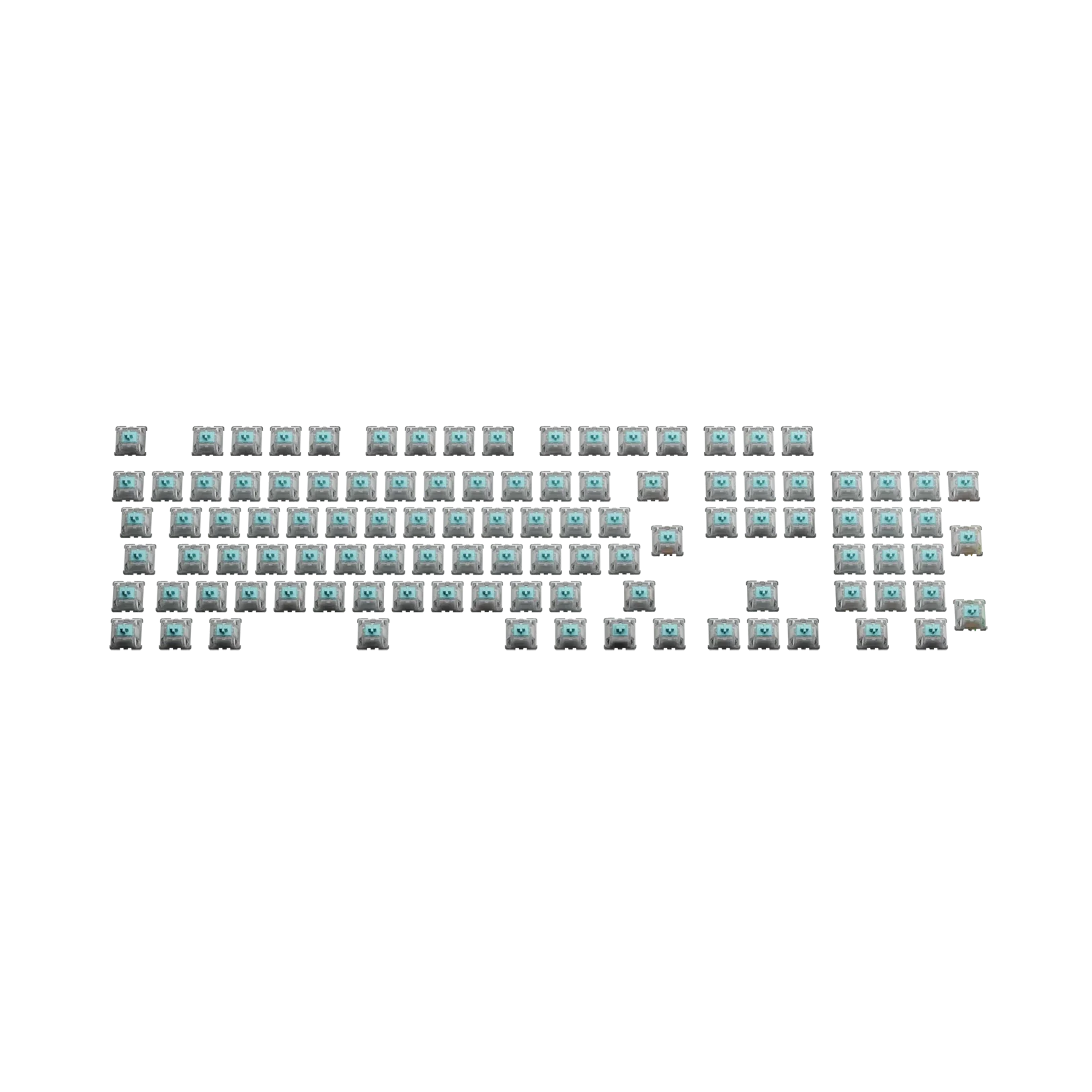 Glorious Lynx Silent MX 100 ISO Mechanical Keyboard Switches - Linear & Quiet for Gaming, Typing & Office Work (100-Pack) | Perfect for PC Builds, Custom Keyboards & Noise-Sensitive Environments