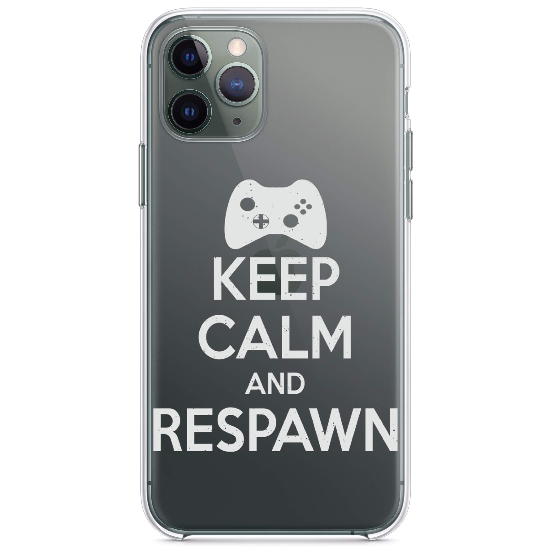 DistinctInk Clear Shockproof Hybrid Case for iPhone 12 Pro MAX (6.7 Inch) - TPU Bumper & Acrylic Back with Tempered Glass Screen Protector - Gaming Phone Cover for Protection & Style - Perfect for Gamers, Video Game Enthusiasts & Everyday Use