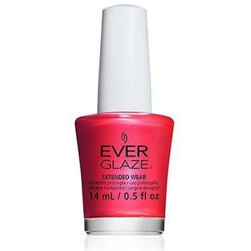 China Glaze Ever Glaze Nail Polish - I Wanna Be Your Lava (0.5 oz) #82341 - Long Lasting Glossy Finish for Manicures & Pedicures