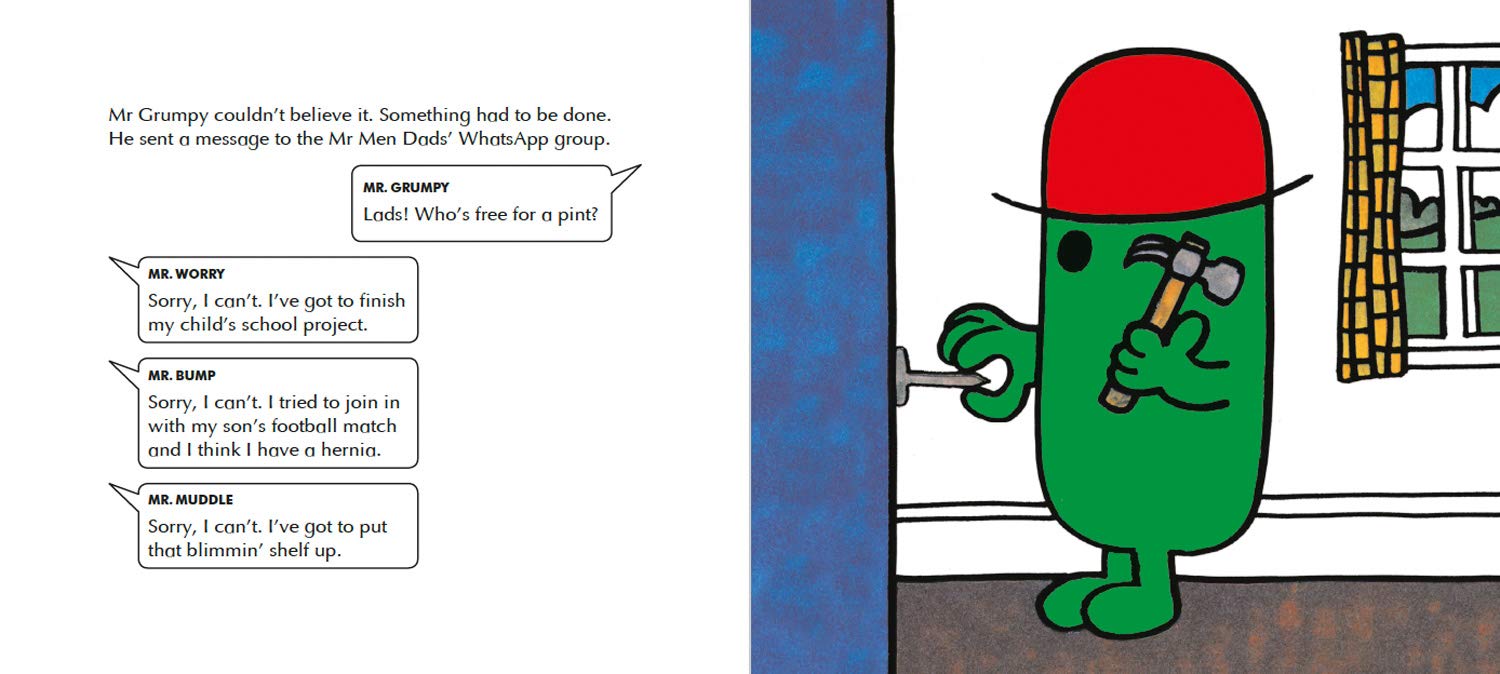 Mr Grumpy Nails Fatherhood - Mr. Men for Grown-ups | Humorous Parenting Book for Dads | Perfect Father's Day Gift & Parenting Humor Read