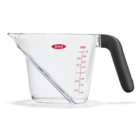 1 or 2 Cup Angled Measuring Cup - Perfect for Baking, Cooking & Liquid Measurements - Kitchen Essentials for Home Bakers & Chefs