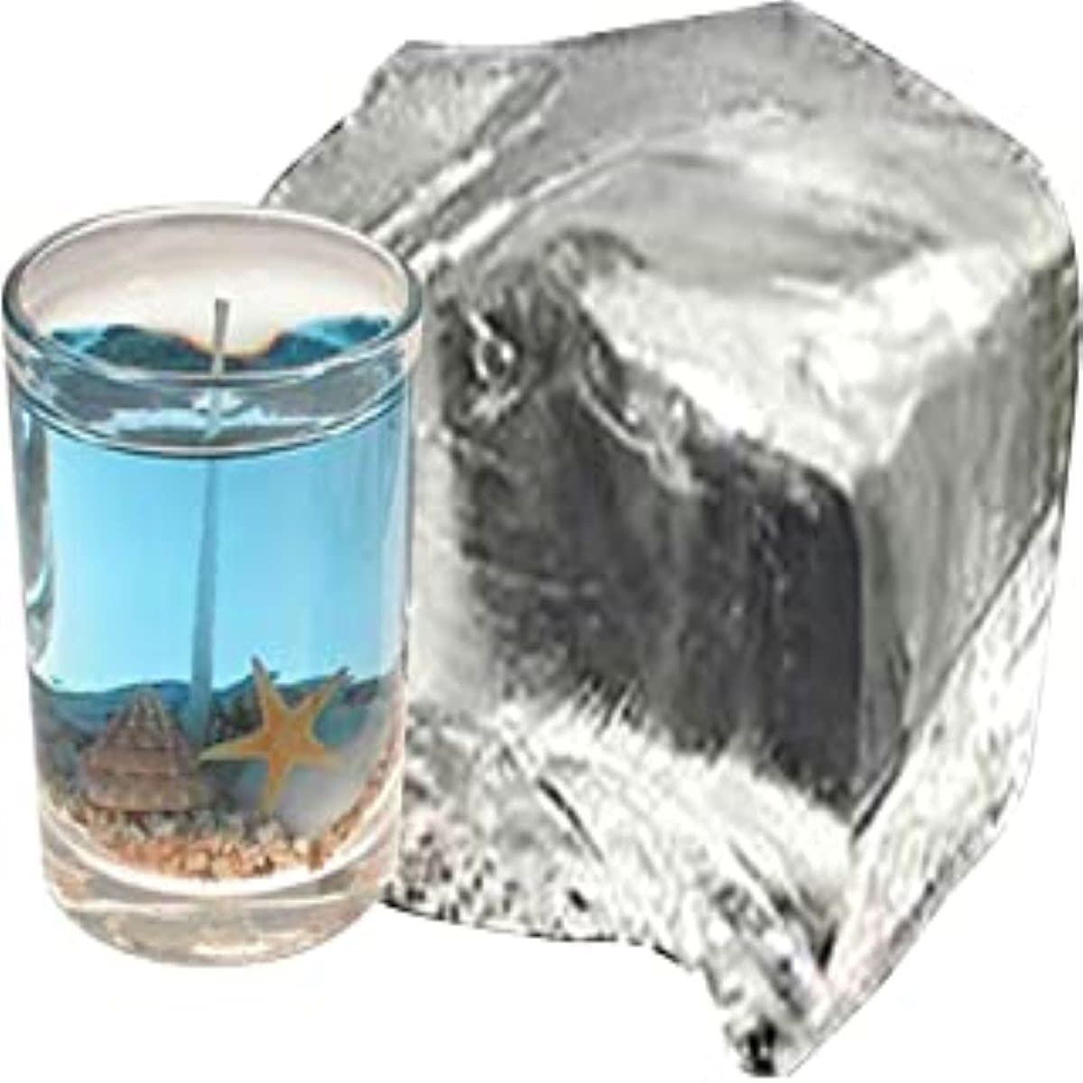 Premium High-Density Gel Candle Wax 20 LB Bulk Box (4-5 LB Bags) - Ideal for Decorative Candles, Dessert Candles, Embedded Designs - Perfect for Home Decor, Wedding Centerpieces, Spa Relaxation & DIY Candle Making Projects