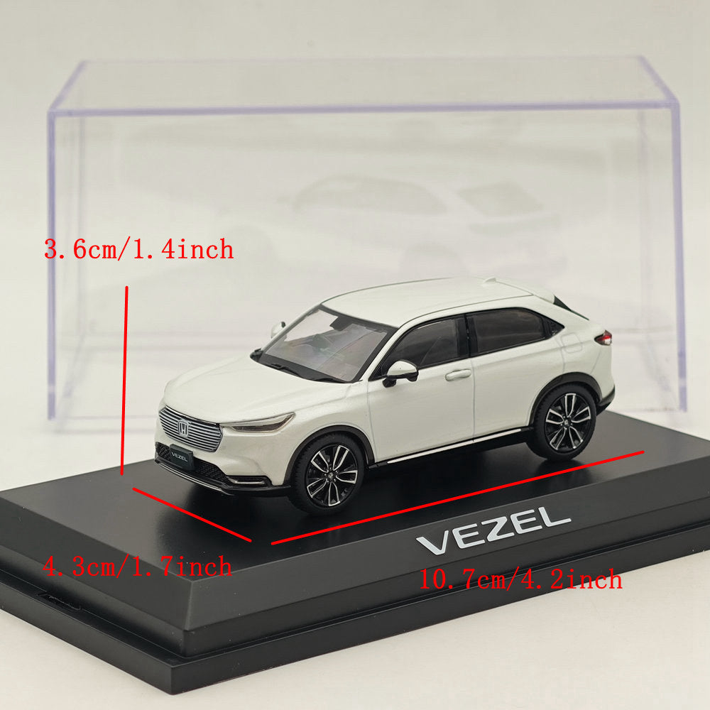 1/43 Scale Honda VEZEL Platinum White Pearl Diecast Model Car - Collectible Miniature Vehicle for Display, Gifts & Car Enthusiasts
