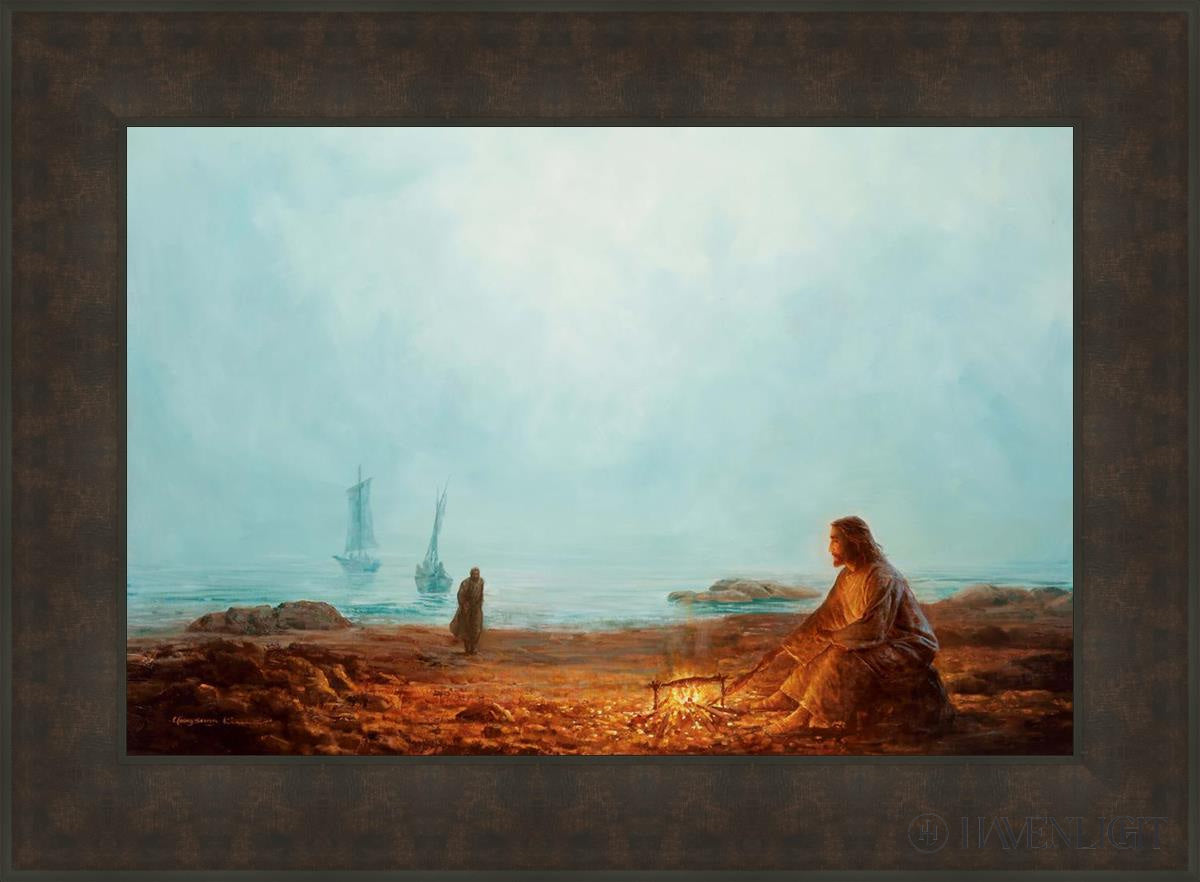 By The Shore By Yongsung Kim - Coastal Wall Art Print for Beach House Decor, Ocean Themed Living Room & Bedroom