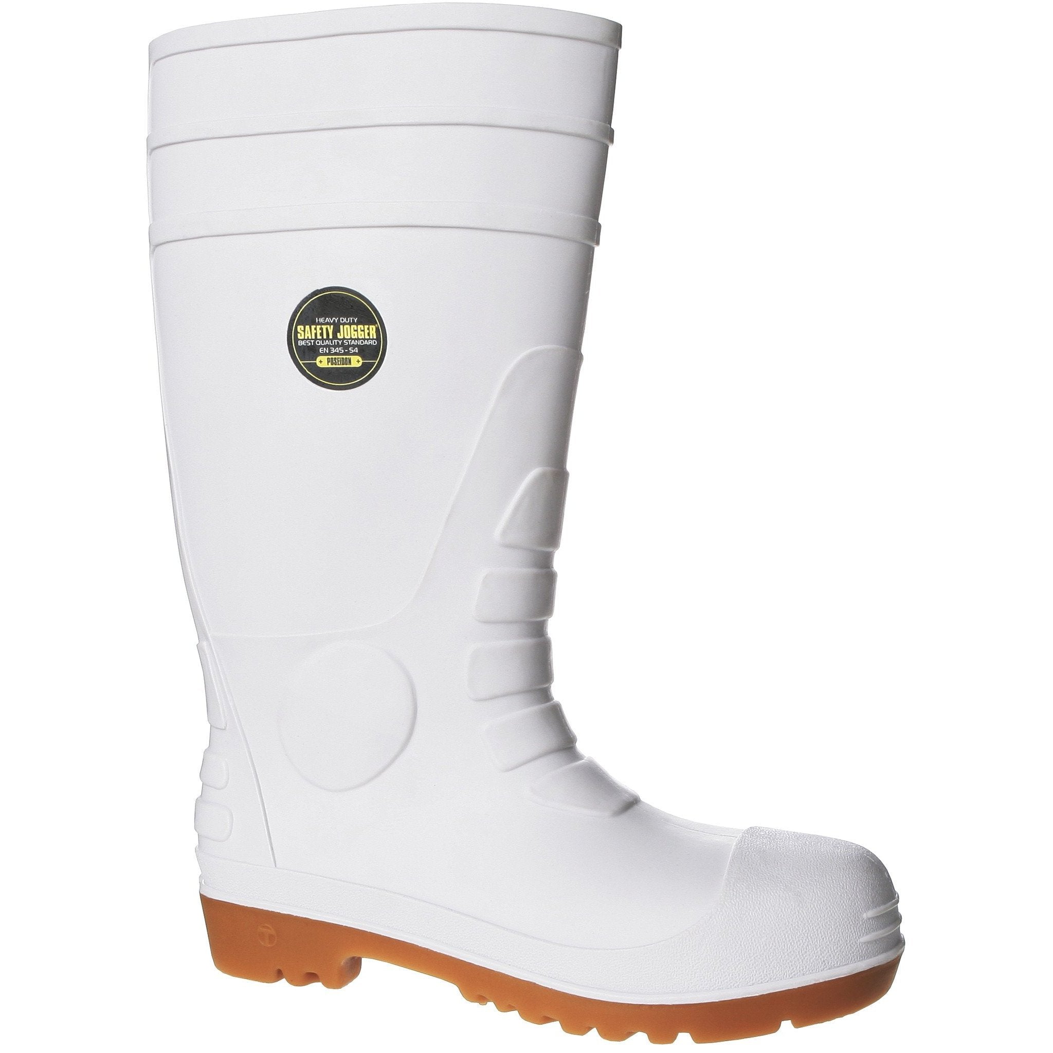 Safety Jogger POSEIDON S4 Steel Toe Work Boots - Waterproof & Slip Resistant Safety Shoes for Construction, Warehouse & Outdoor Work