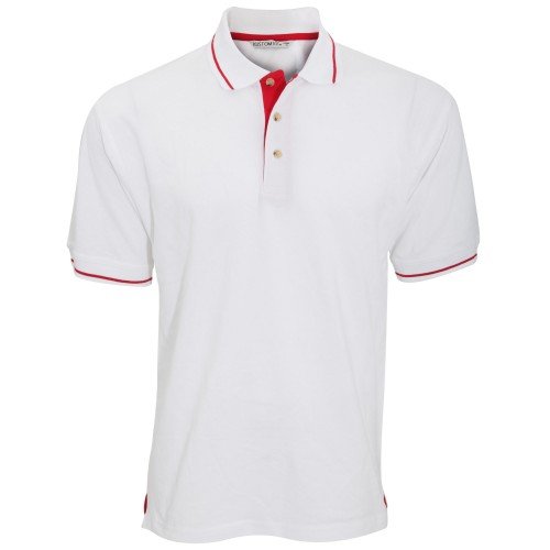 White/Bright Red